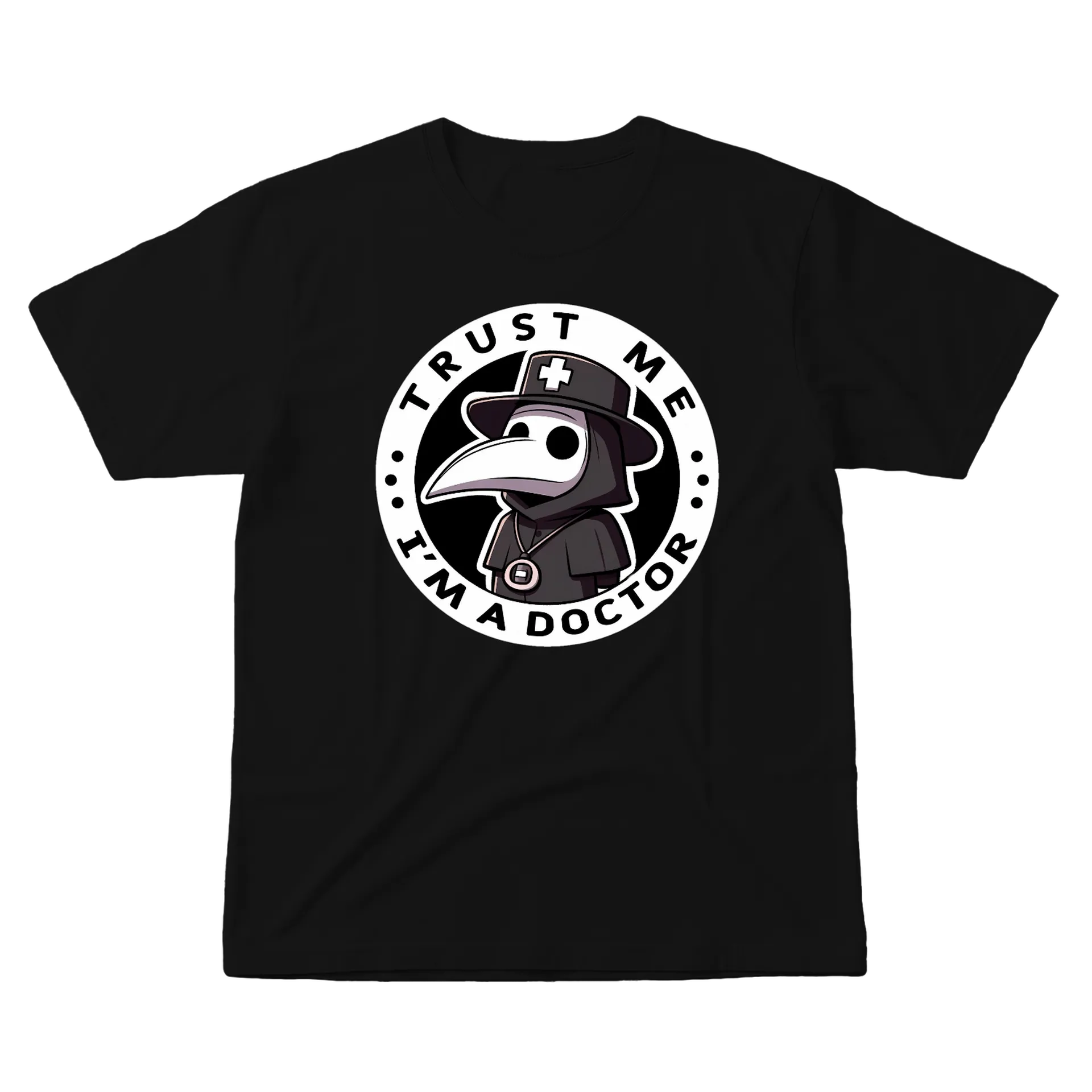 Camiseta Estampa Médico Peste 100% Algodão - Imagem 1