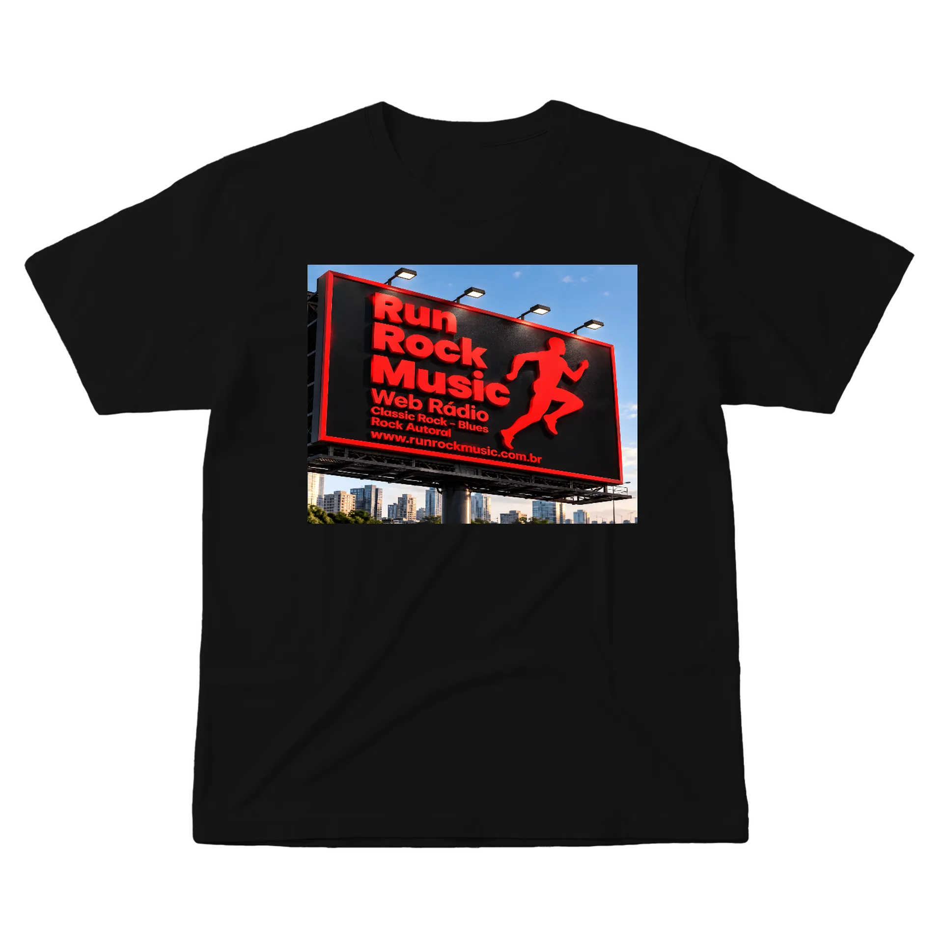 Camiseta personalizada de RUN ROCK MUSIC — imagem 2 de 3