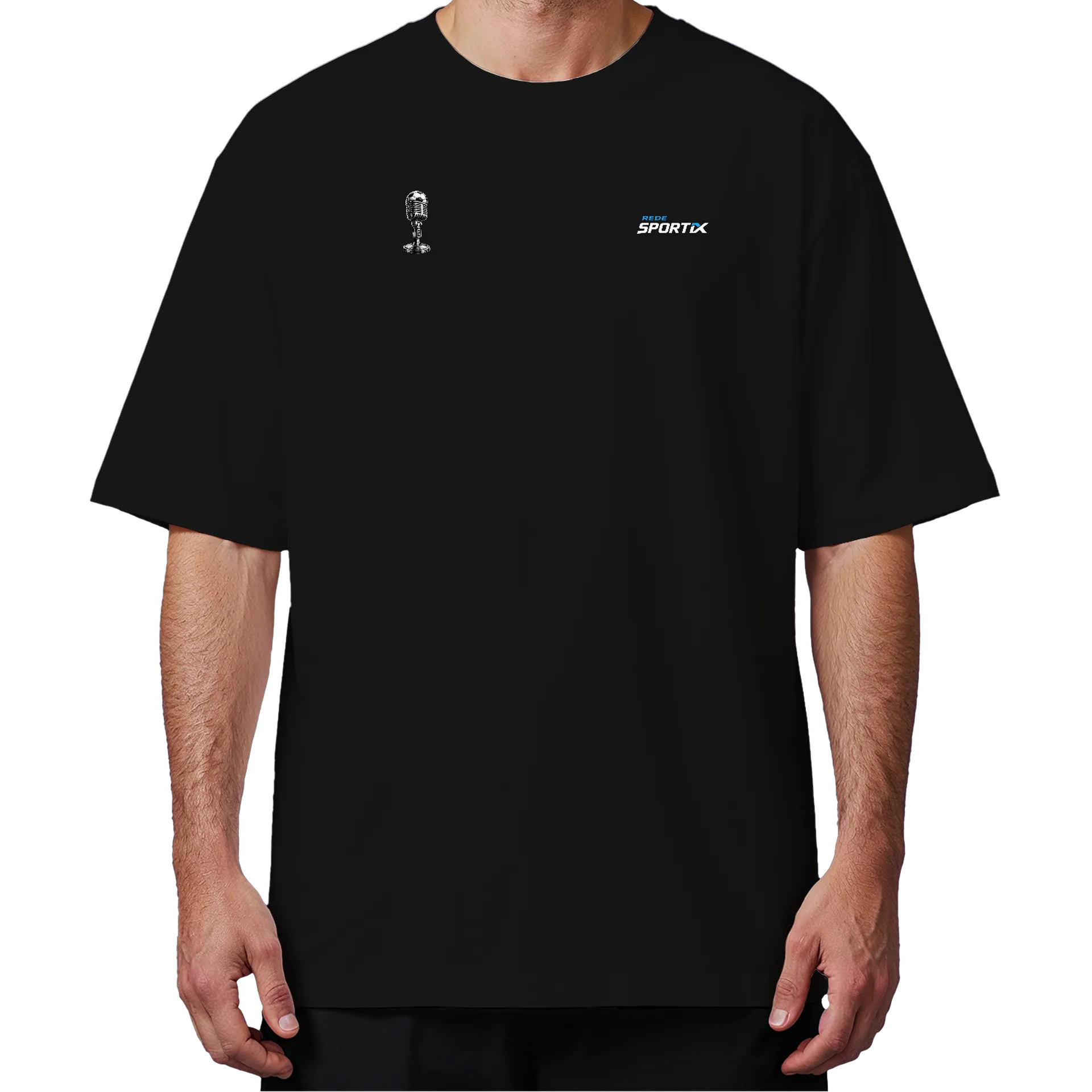 Camiseta Oversized O Microfone "Old School" - Imagem 4