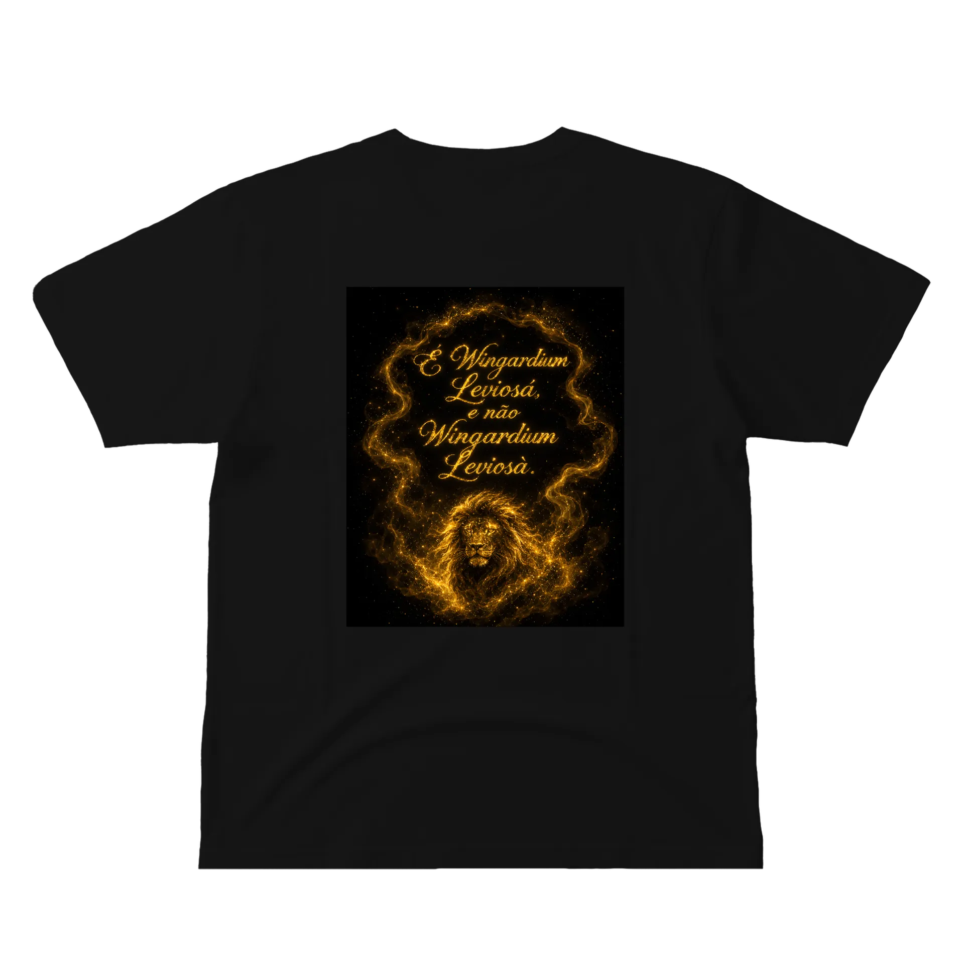 Camiseta Estampa Leitura Dourada 100% Algodão - Imagem 3