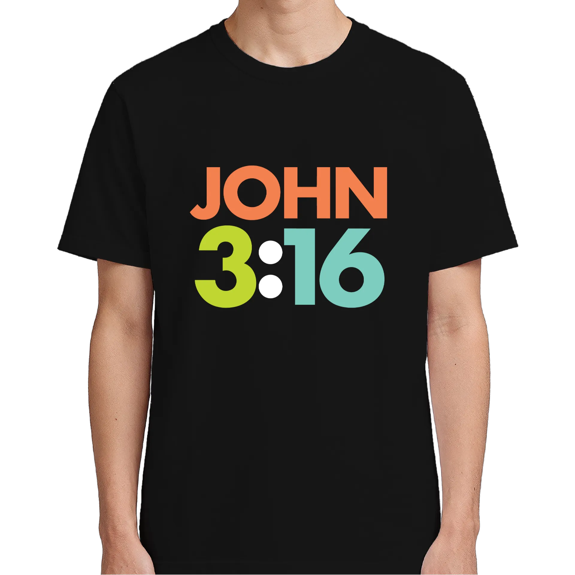 Camiseta Tipográfica John 3:16 100% Algodão - Imagem 5