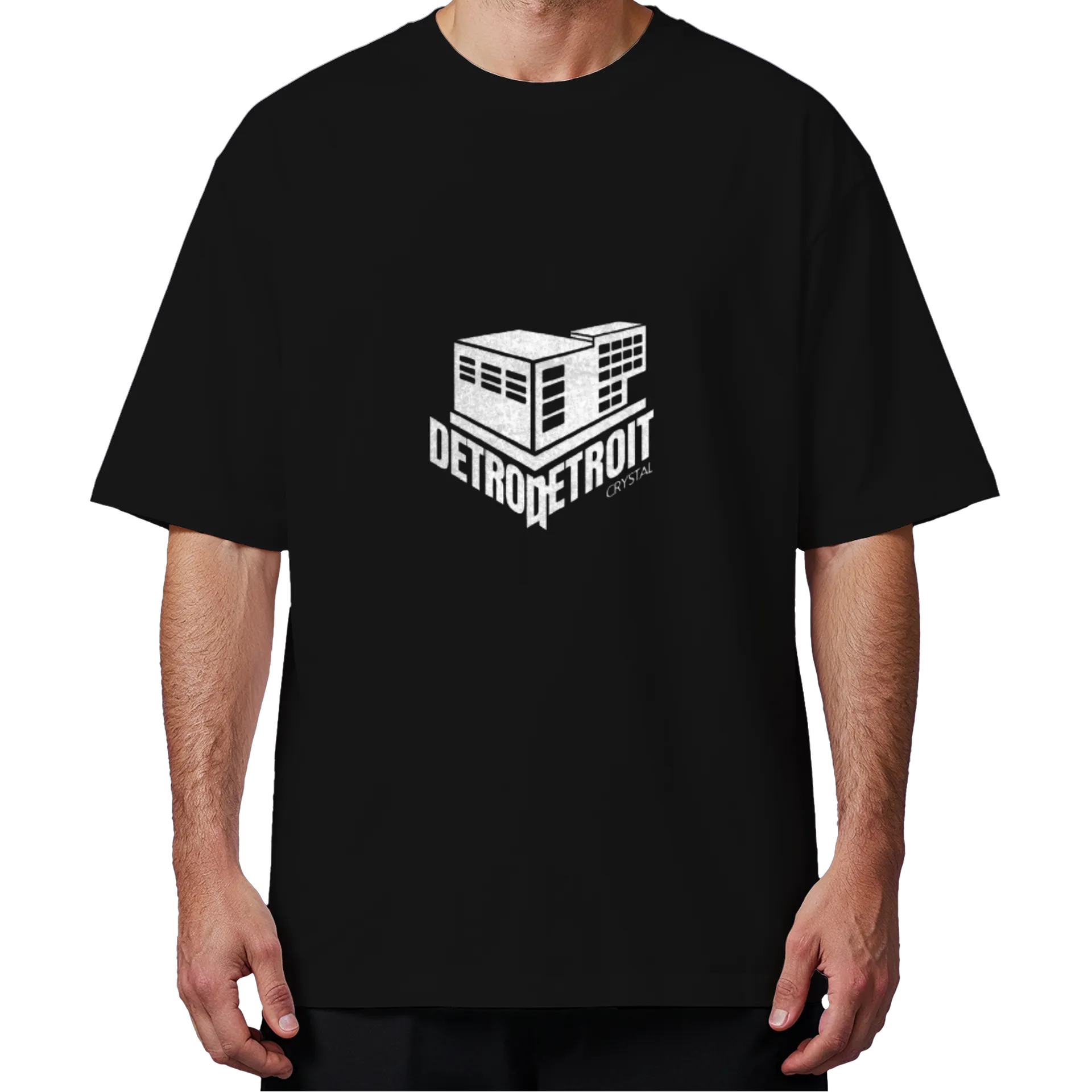 Camiseta Oversized CMB "Detroit" - Preto - Imagem 4
