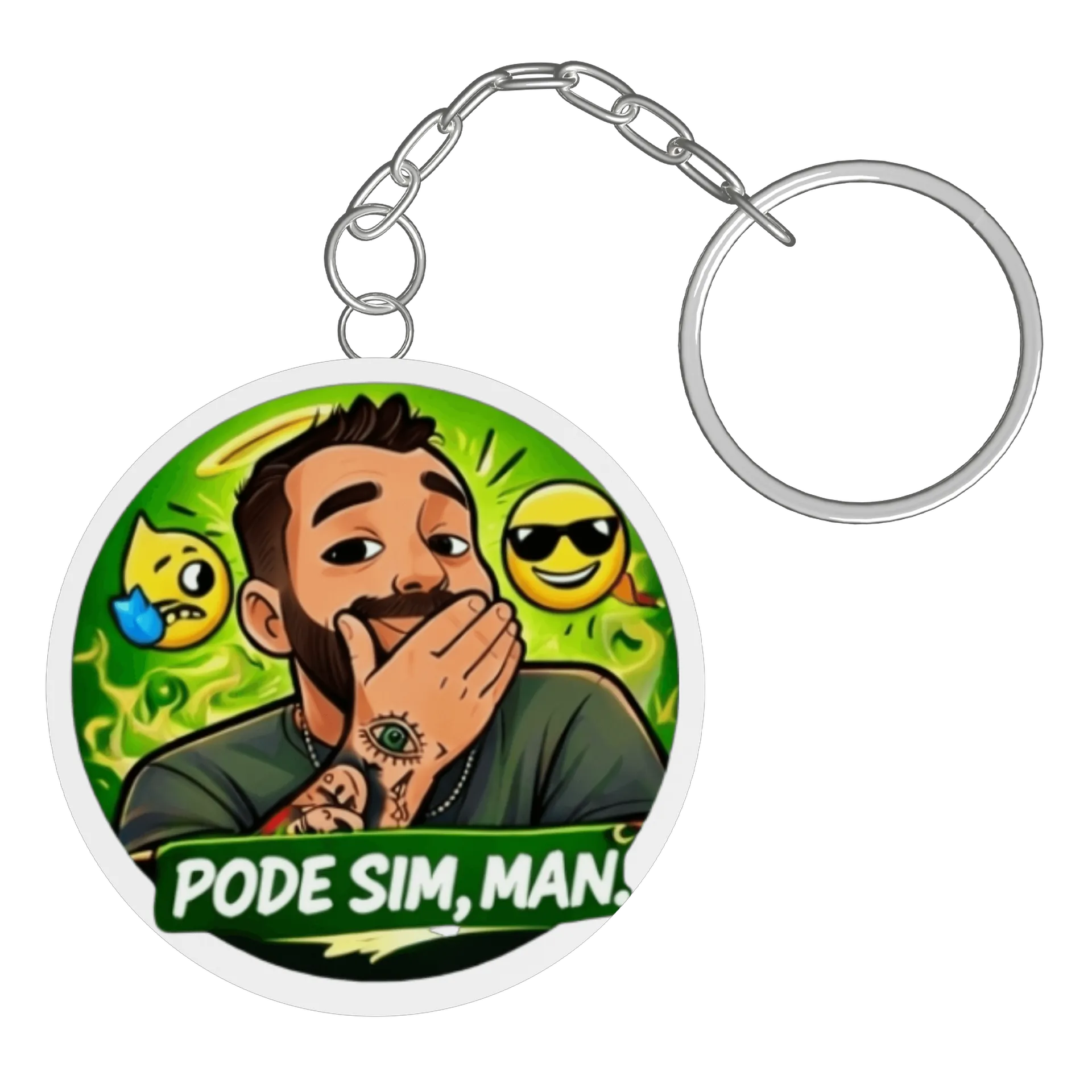 Chaveiro PODE SIM VERDE - Imagem 3