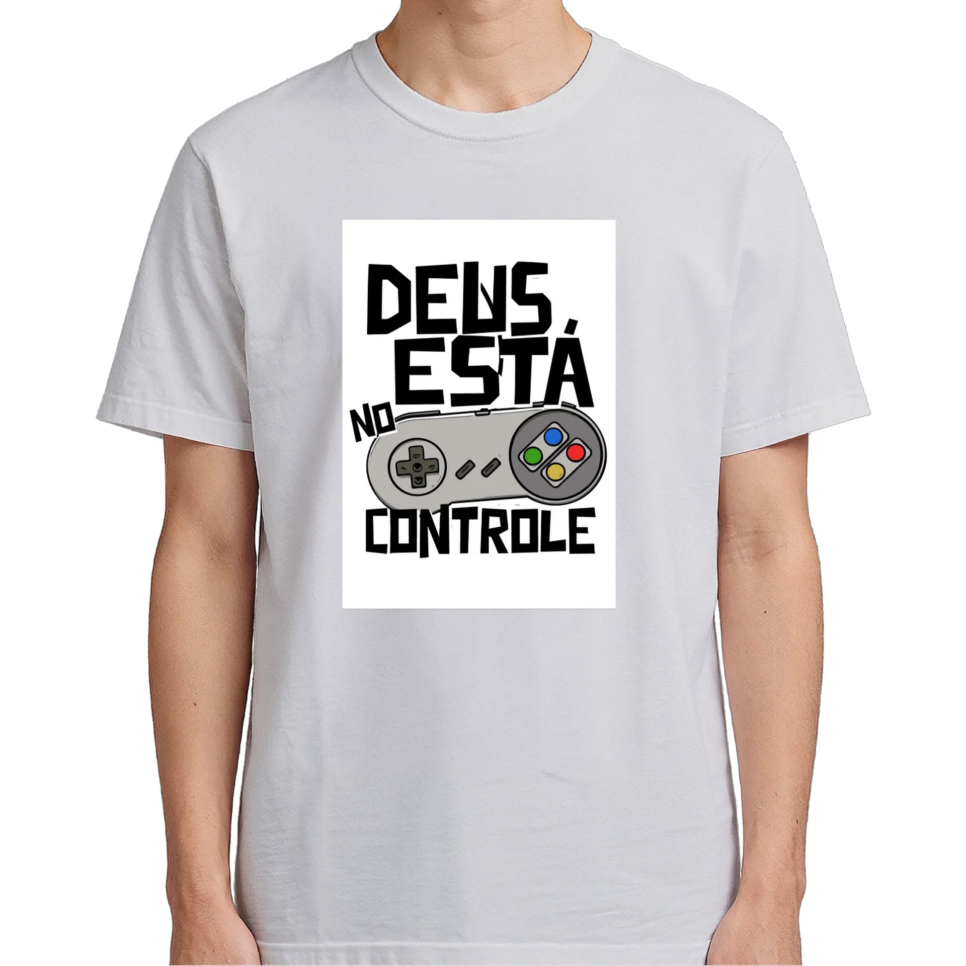 Camiseta Controle de Videogame 100% Algodão - Imagem 5