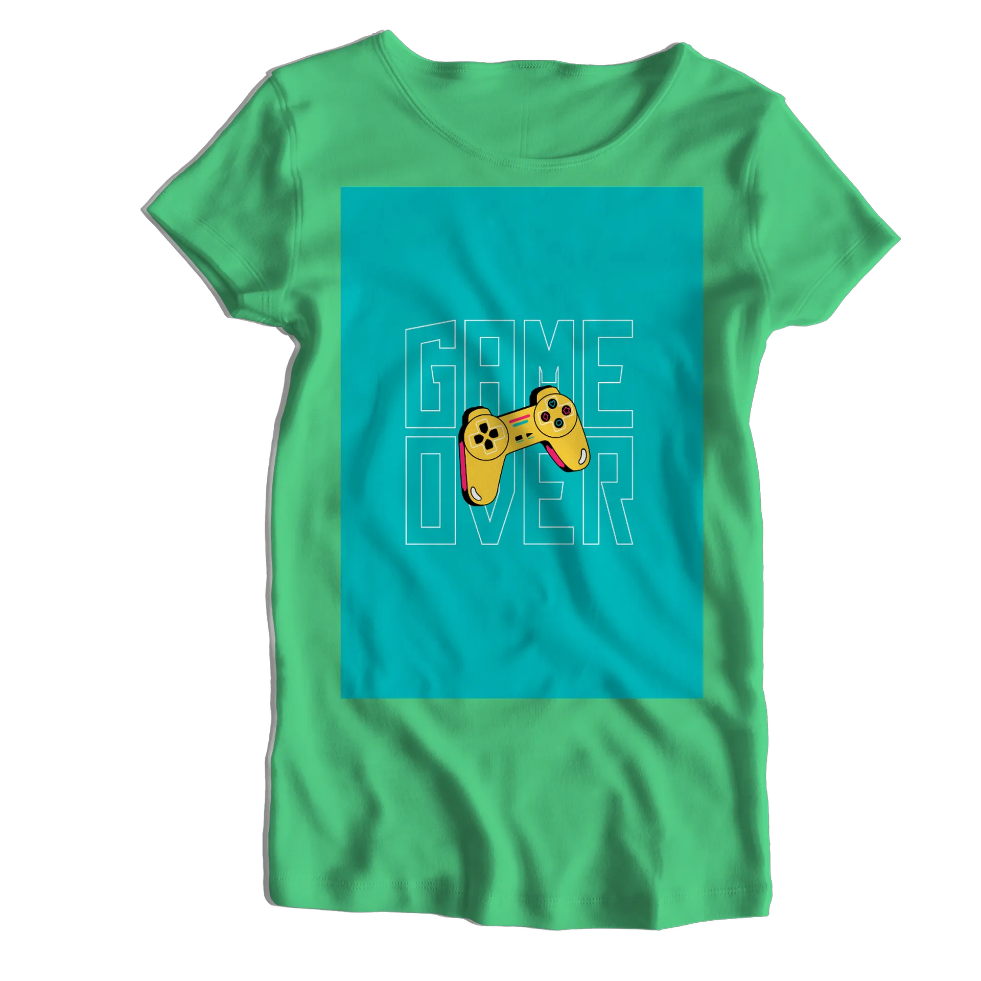 Camiseta Babylook Documento Game Verde 100% Algodão de Gameon19 — imagem 1 de 5