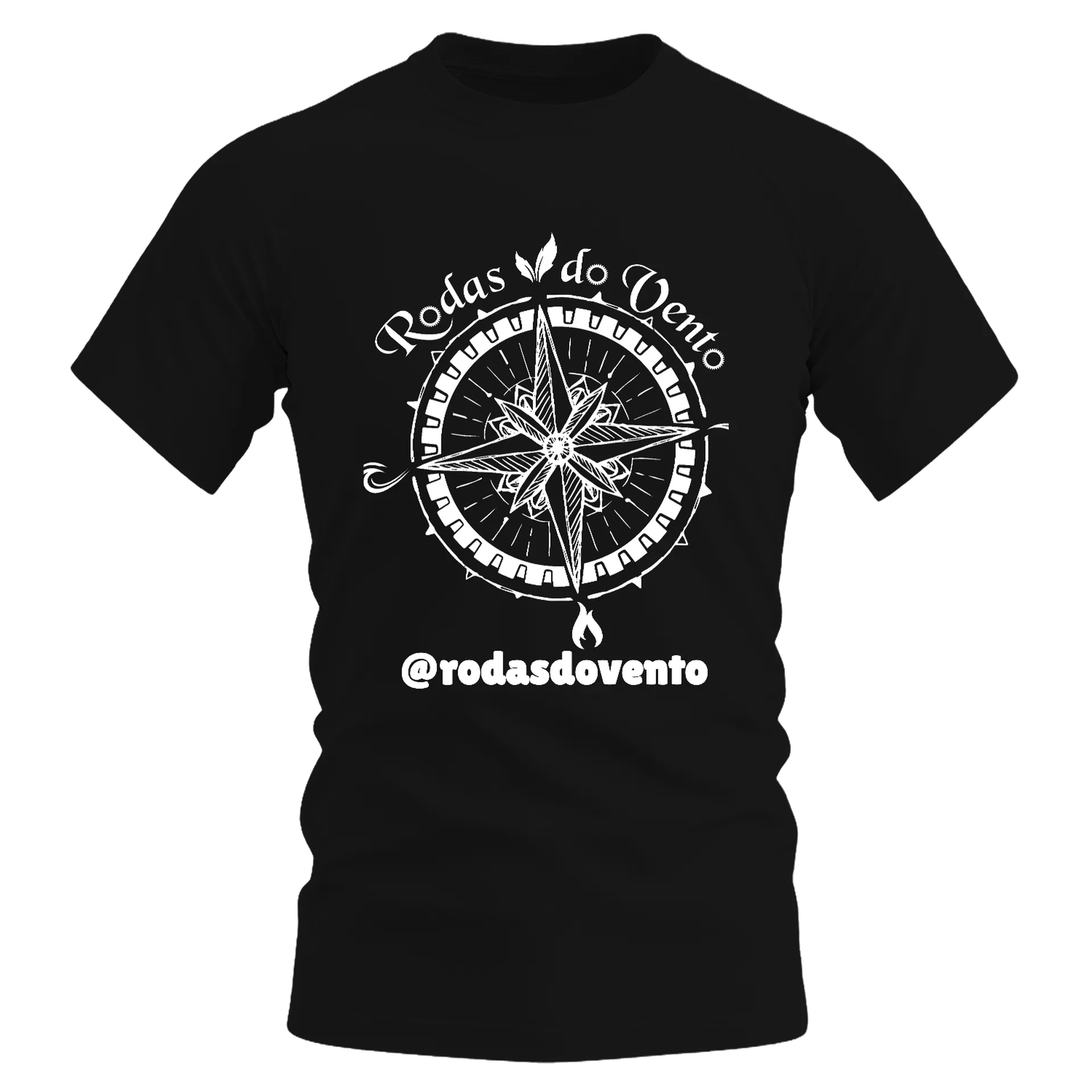 Camiseta DryFit Rodas Preta - Imagem 1