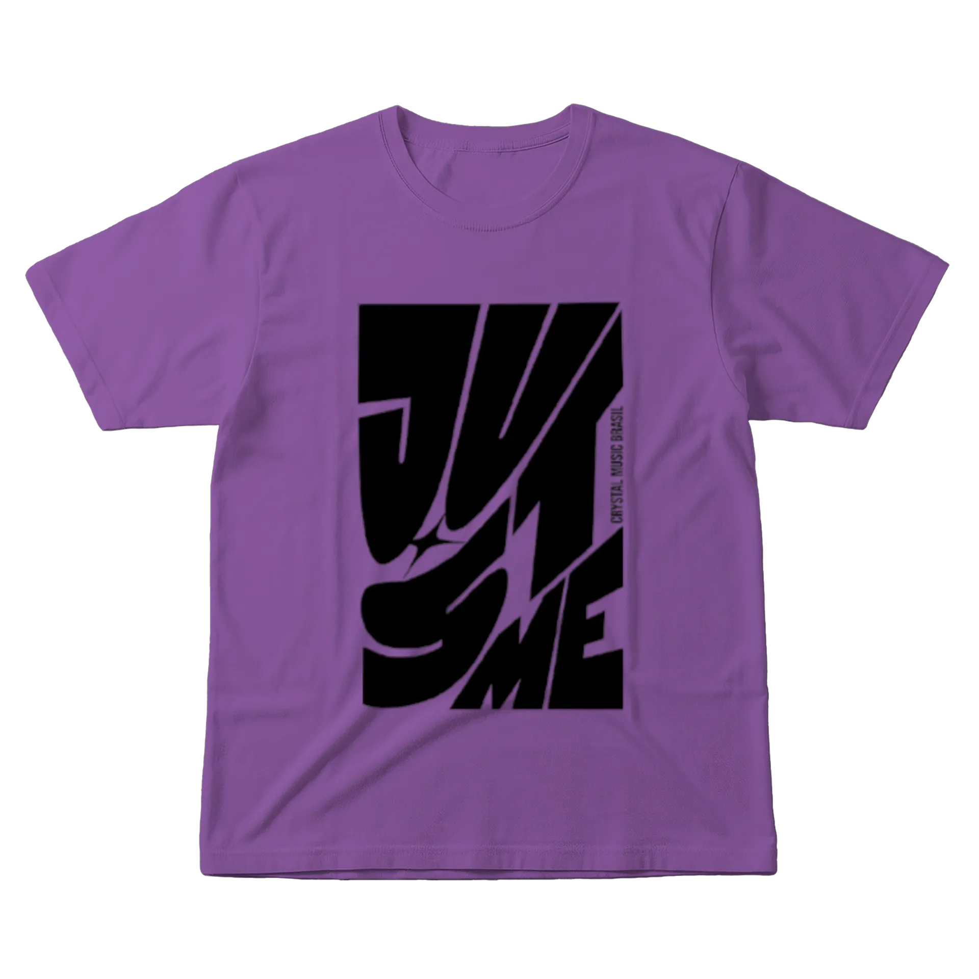 Camiseta CMB "Just Me" - Roxo de Crystal Music Brasil
