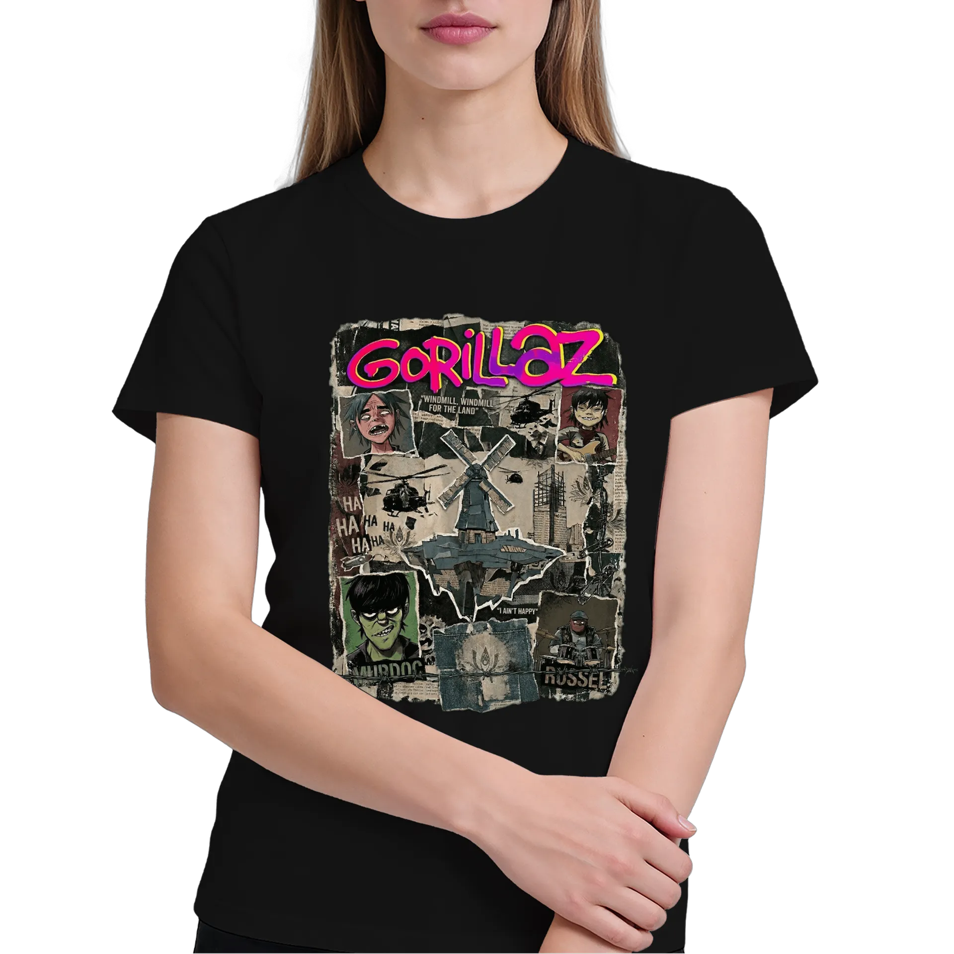 Camiseta Gorillaz Conceitual de Adnan — imagem 3 de 6