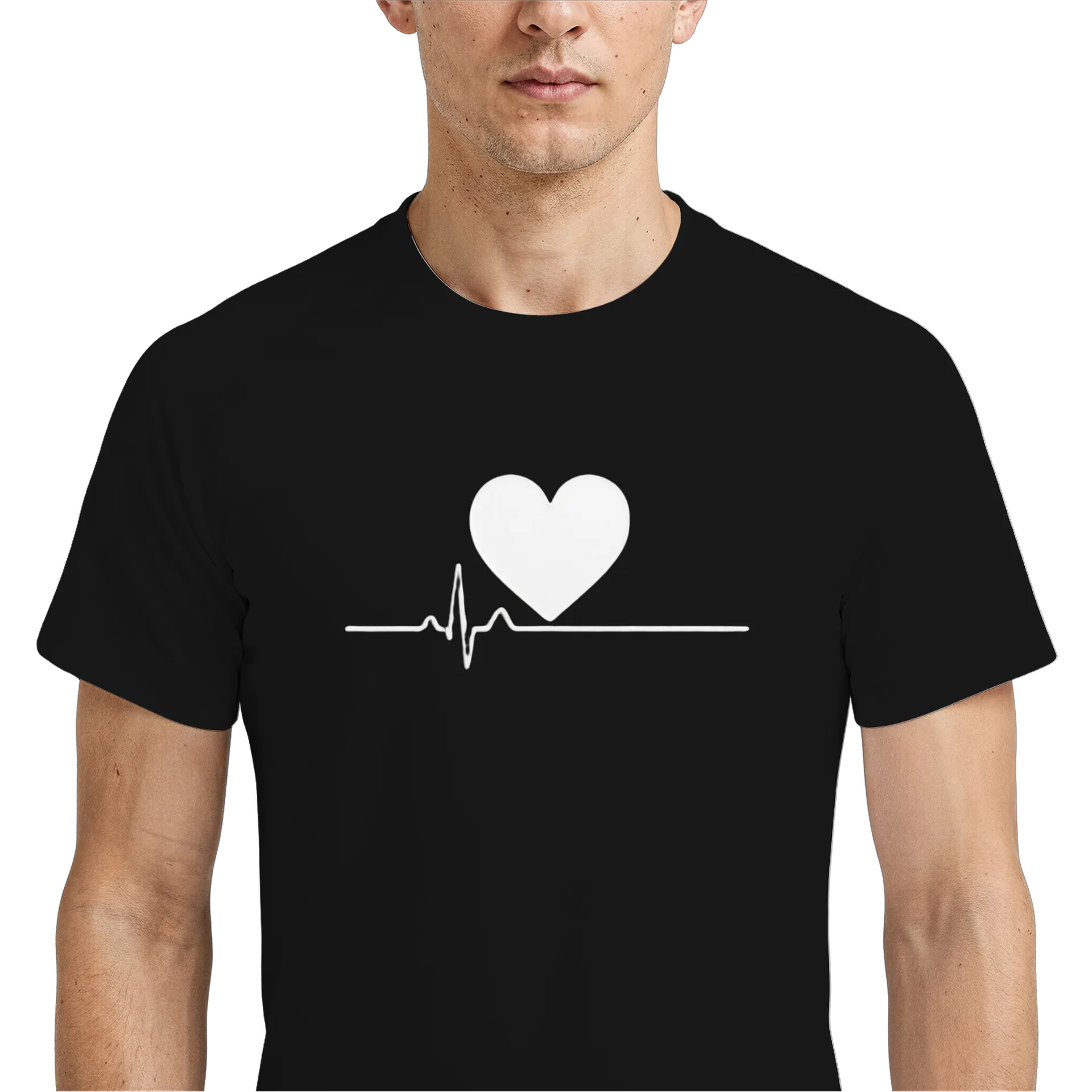 Camiseta Dry Fit Coração Batimento Respirável - Imagem 4
