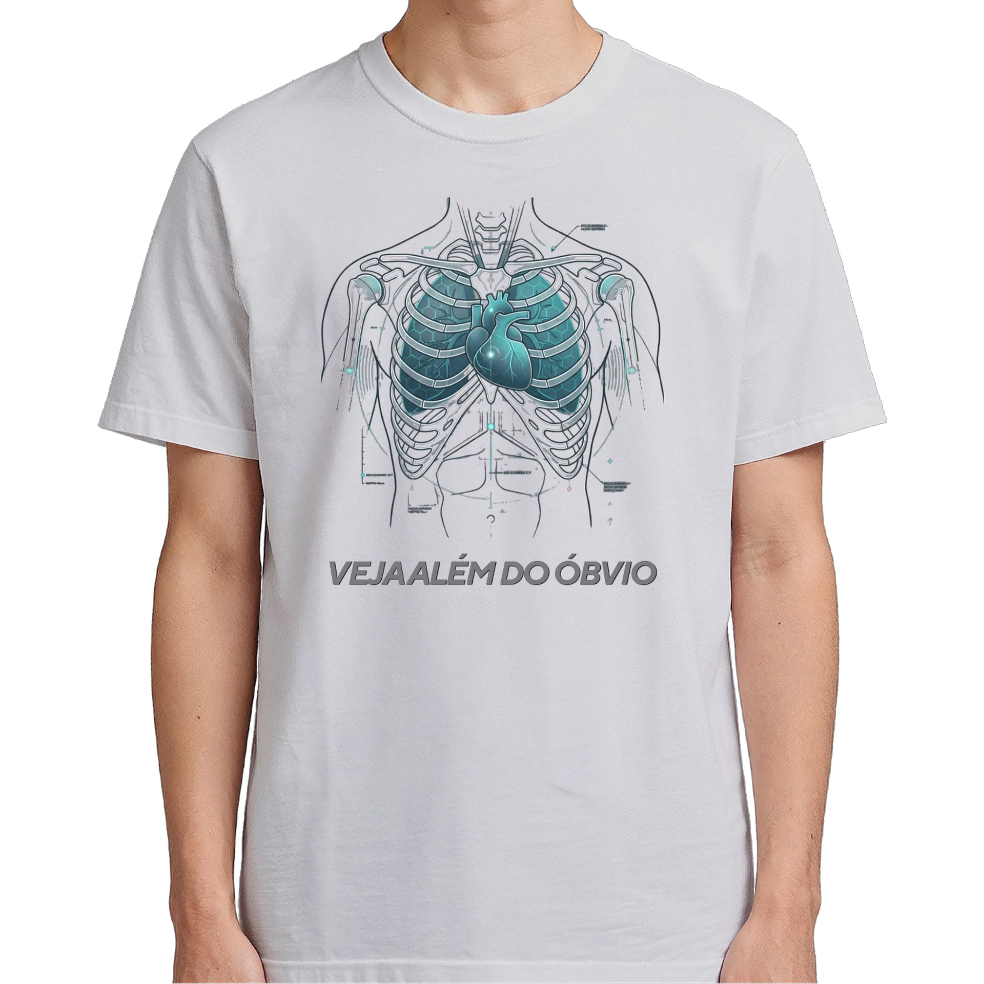 Camiseta Veja Além Tórax 100% Algodão - Imagem 5