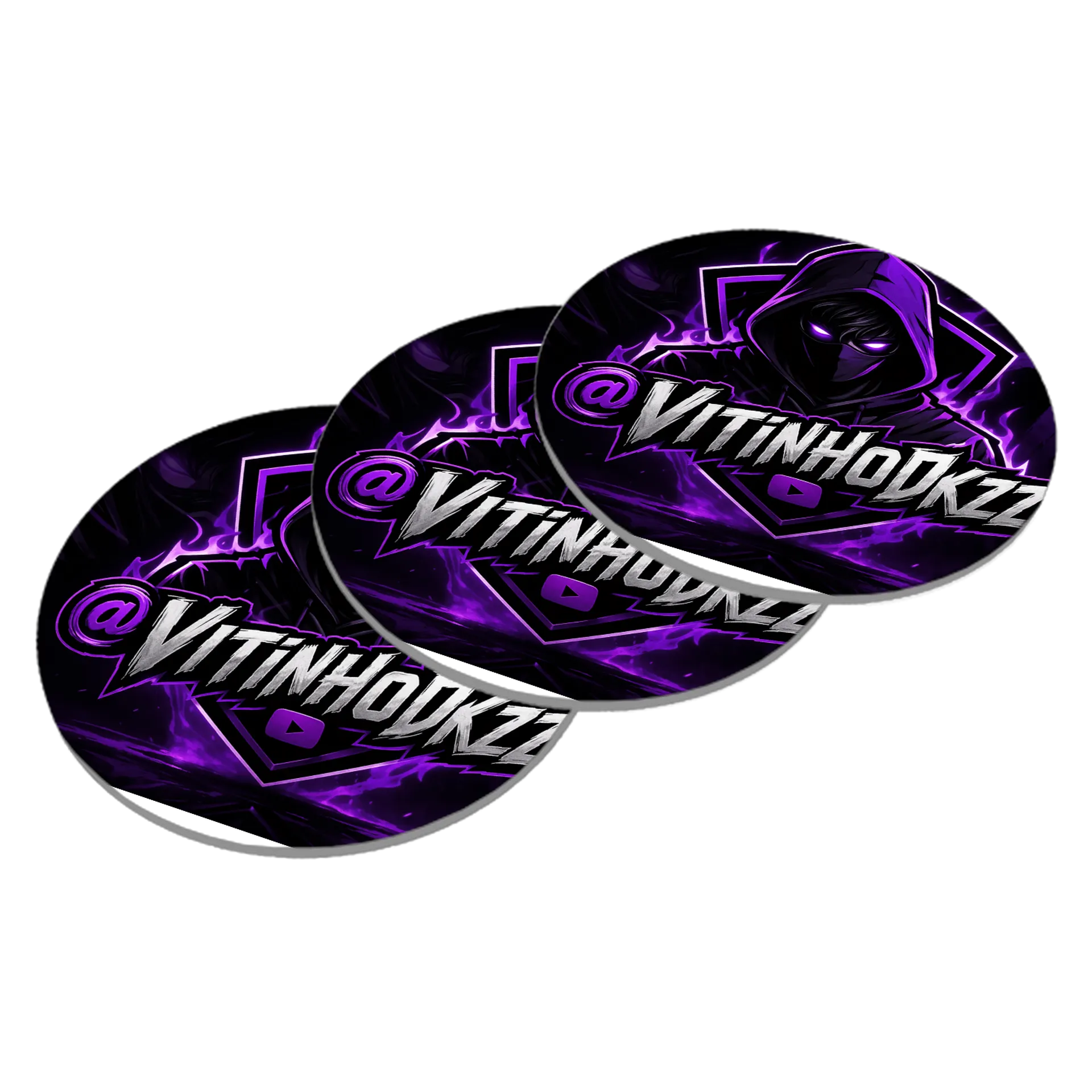 Suporte de Copos Personalizado: Estilo e Conveniência! de Vitinho