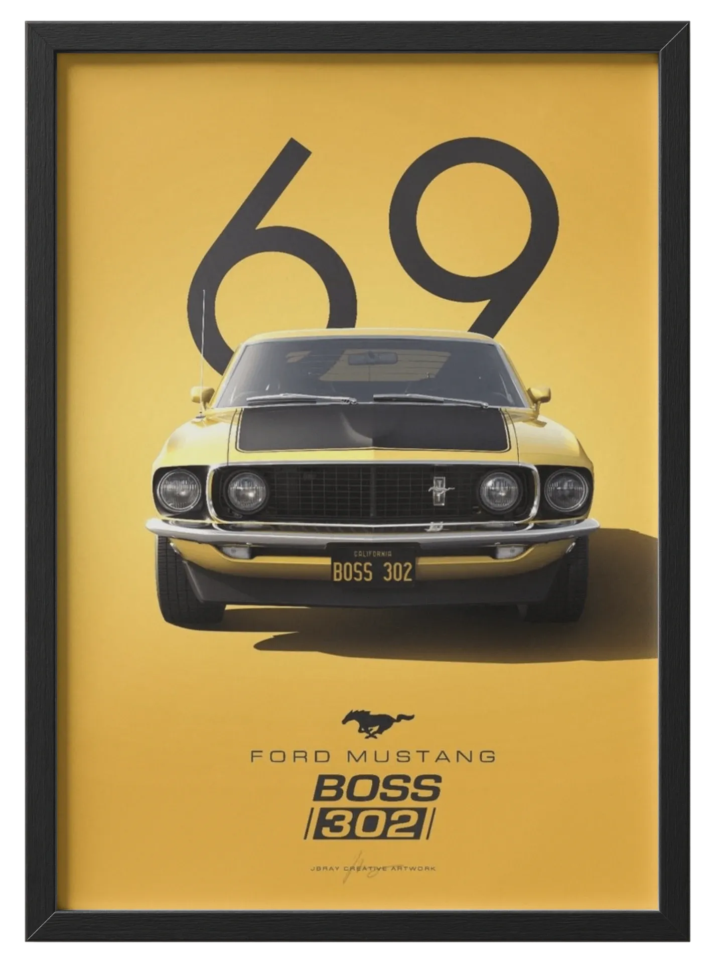 Quadro do Ford mustang 69 - Imagem 1