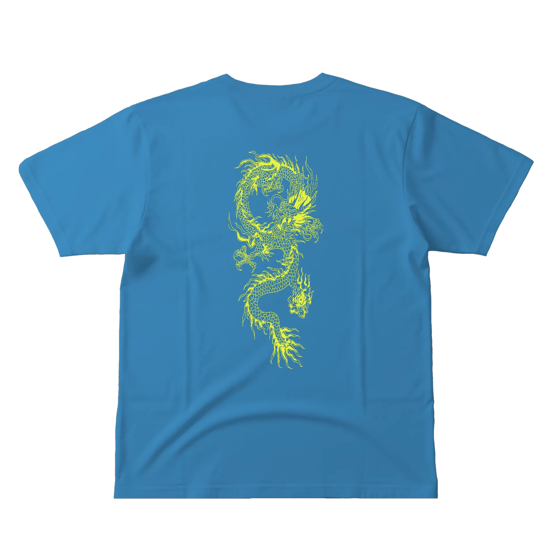 Camiseta Dragão Amarelo 100% Algodão de GhostBuildz-2k