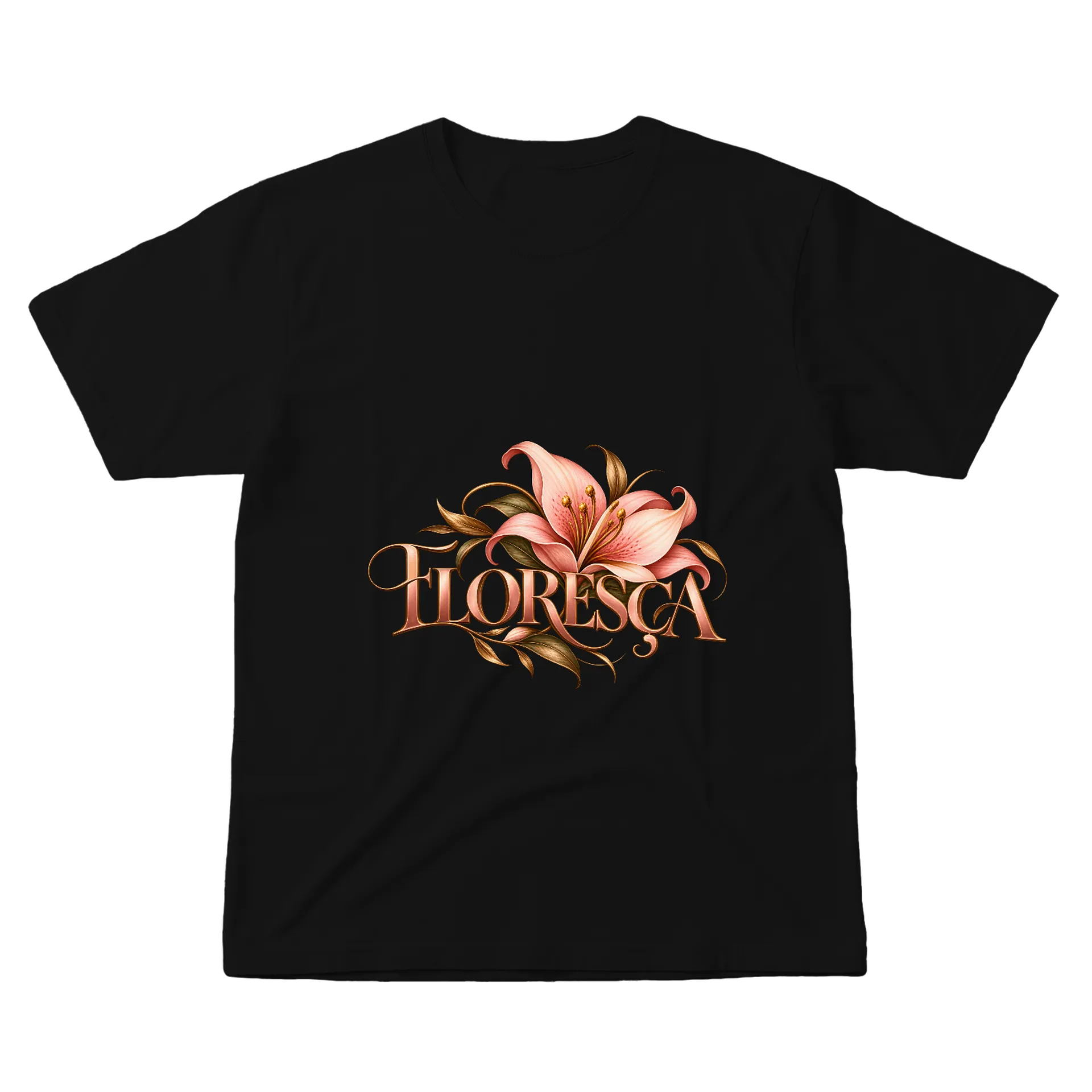 Camiseta Florescendo no secreto 100% Algodão de ericaxavier — imagem 1 de 5