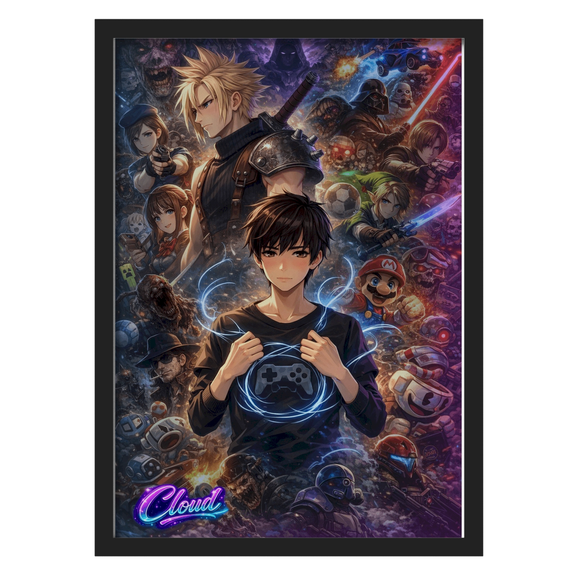 Quadro A3 Personalizado: Transforme Sua Decoração! de Cloud_stf7