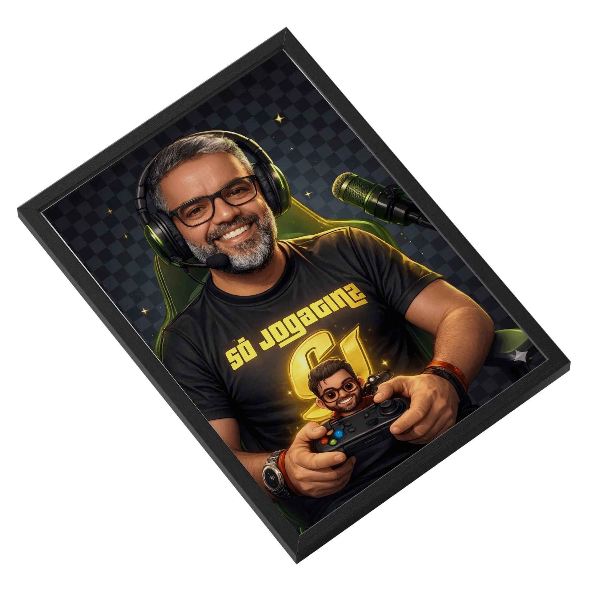 Quadro A3 personalizado de SoJogatina 