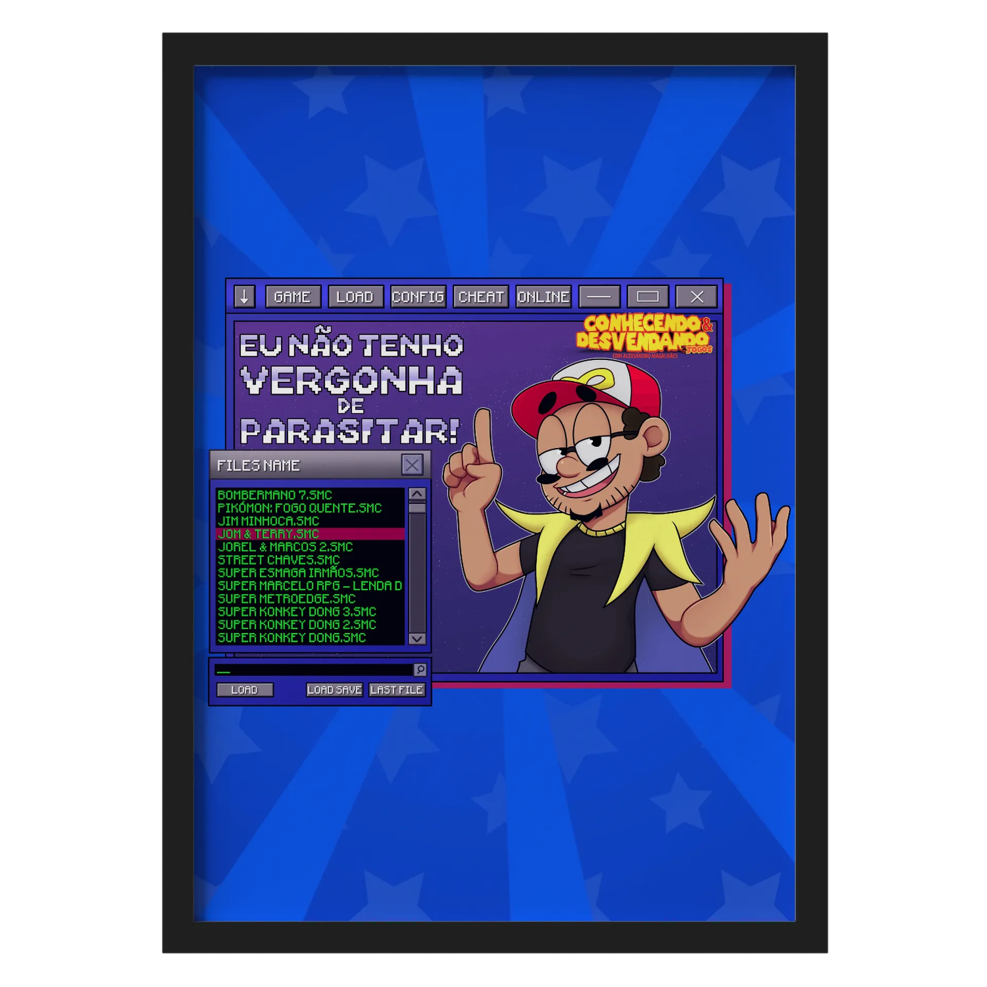 Quadro A3 personalizado Parasita - Imagem 1