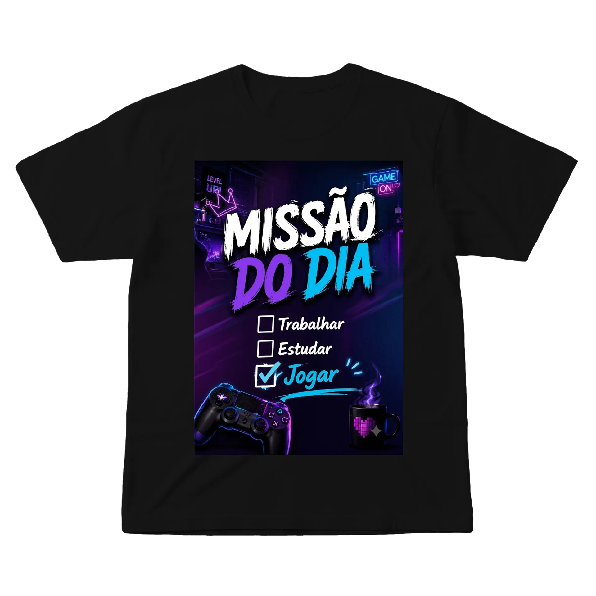 Camiseta personalizada MISSÃO DO DIA de Carolvisky