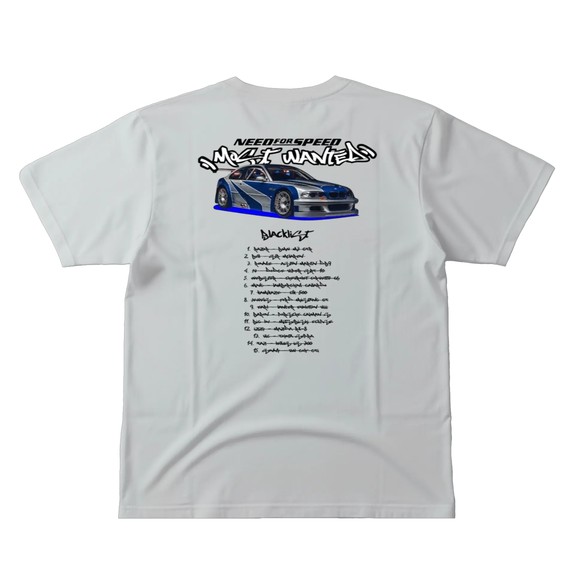 Camiseta Need for Speed Most Wanted 100% Algodão - Imagem 3