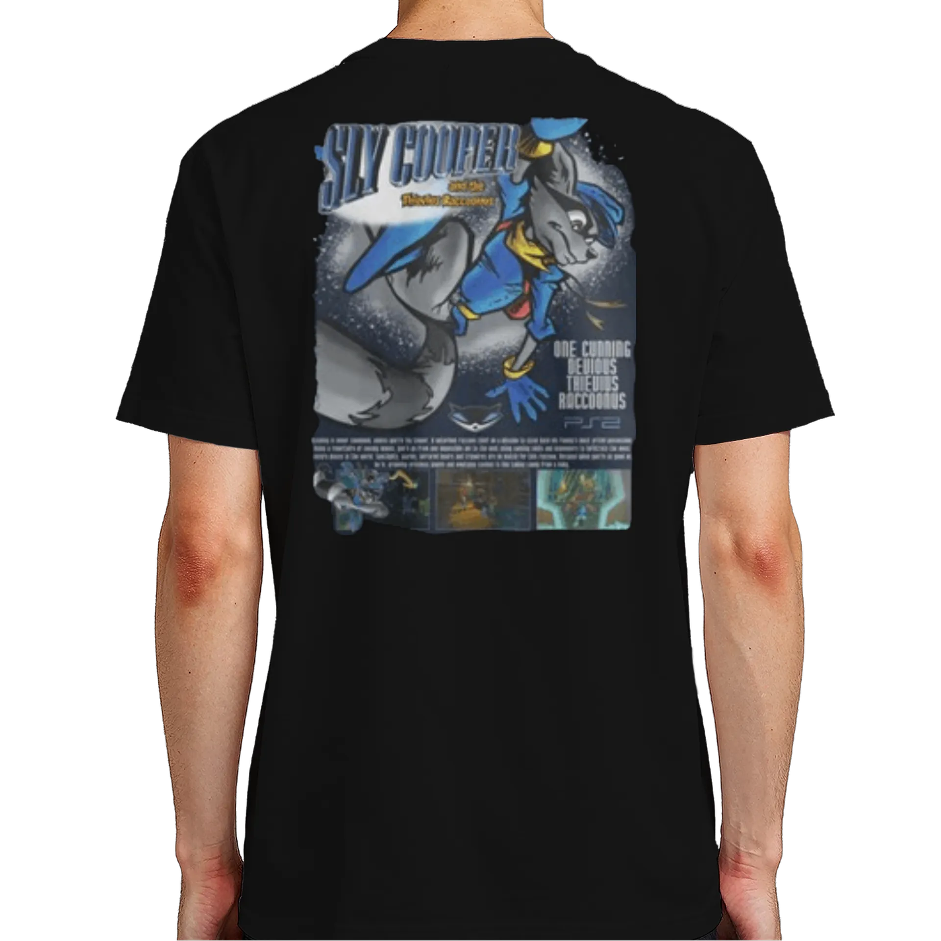 Camiseta Sly Cooper Estampa Rato 100% Algodão - Imagem 7