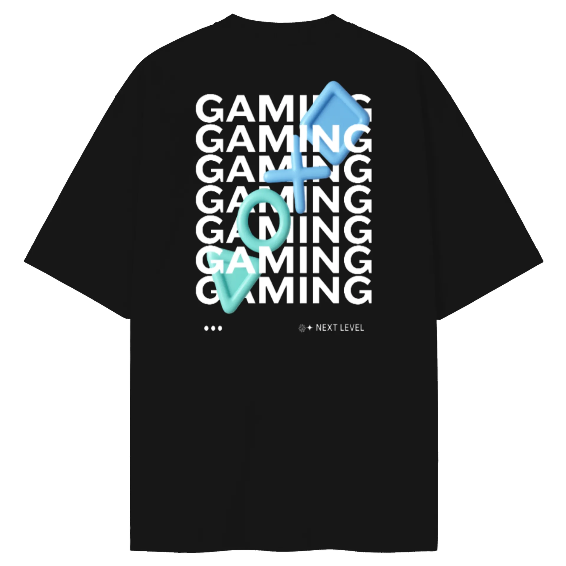 Camiseta Oversized - Gaming 3D - Imagem 2