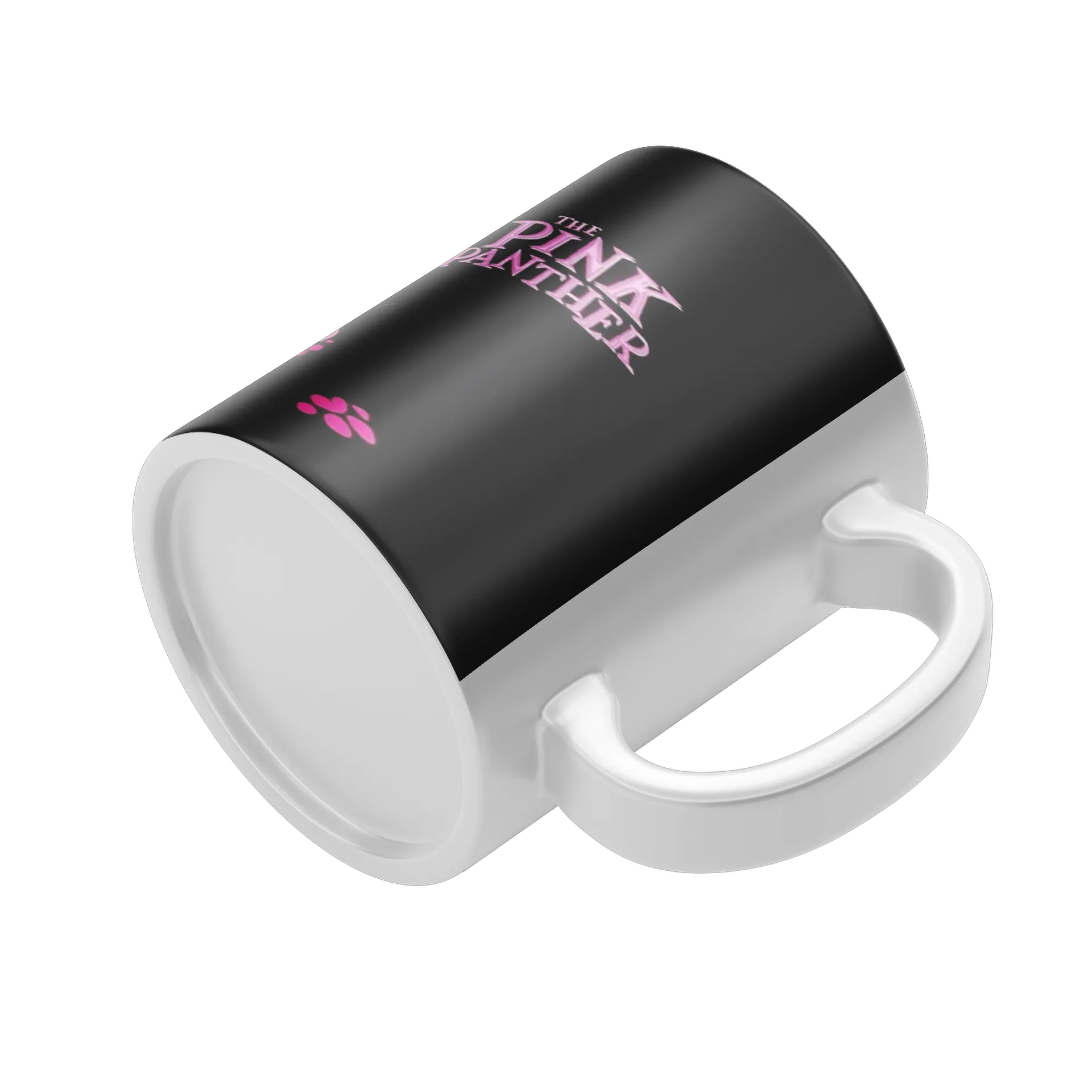 Caneca Porcelana Pantera Cor-de-Rosa 325ml - Imagem 4