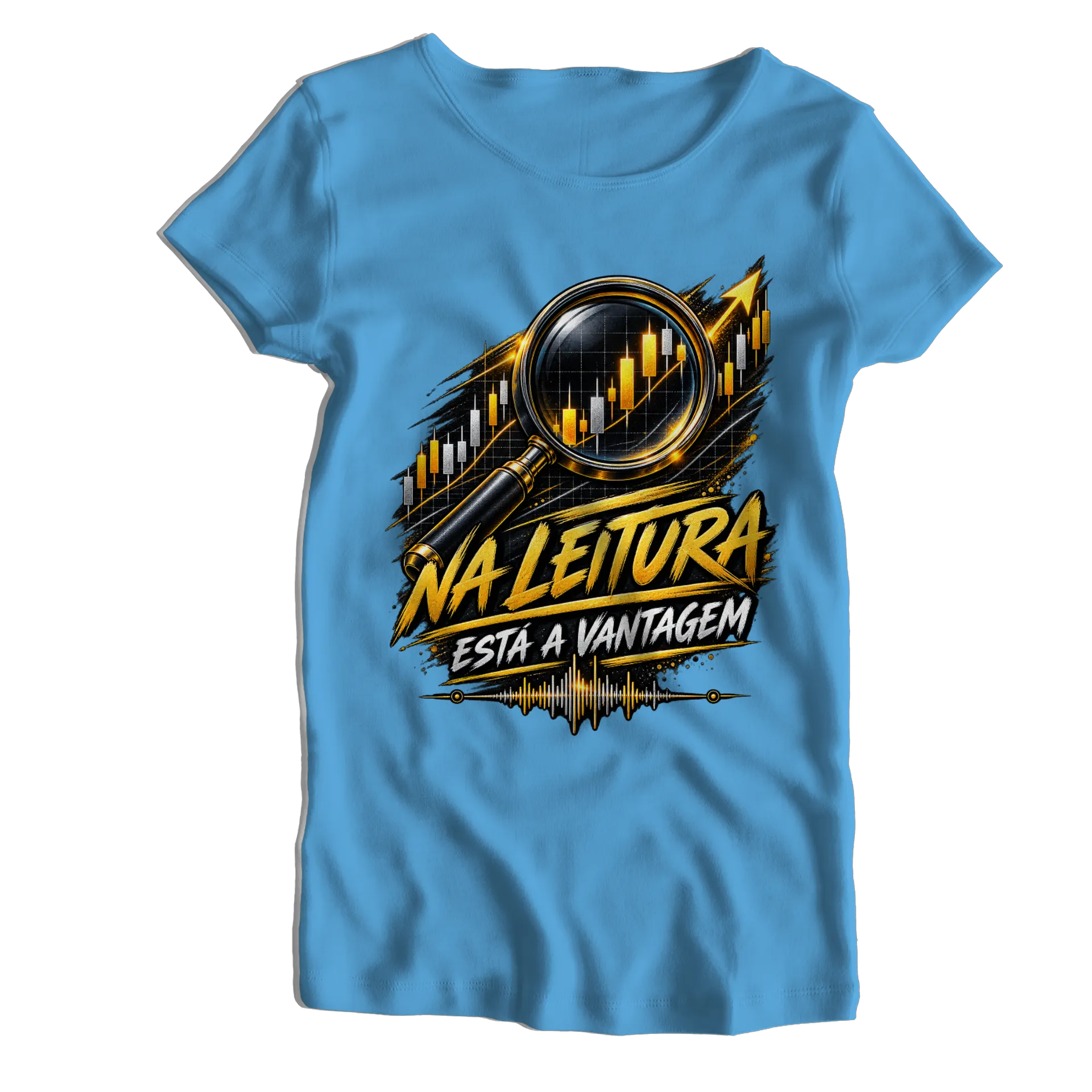 Camiseta Babylook Na Leitura Está a Vantagem 100% - Imagem 1