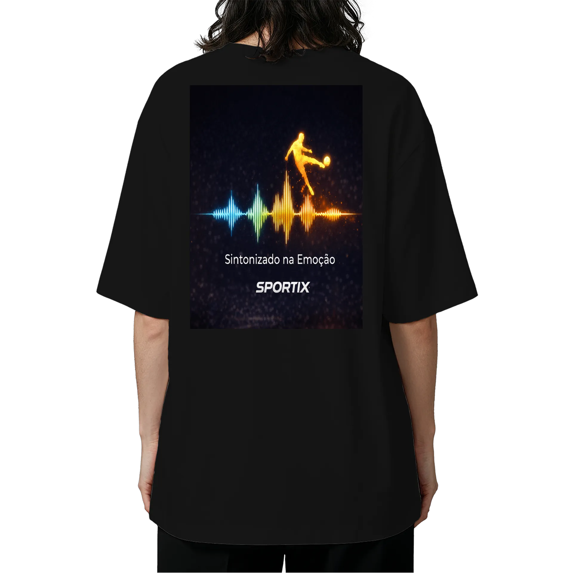 Camiseta Oversized SINTONIZANDO NA EMOÇÃO - Imagem 5