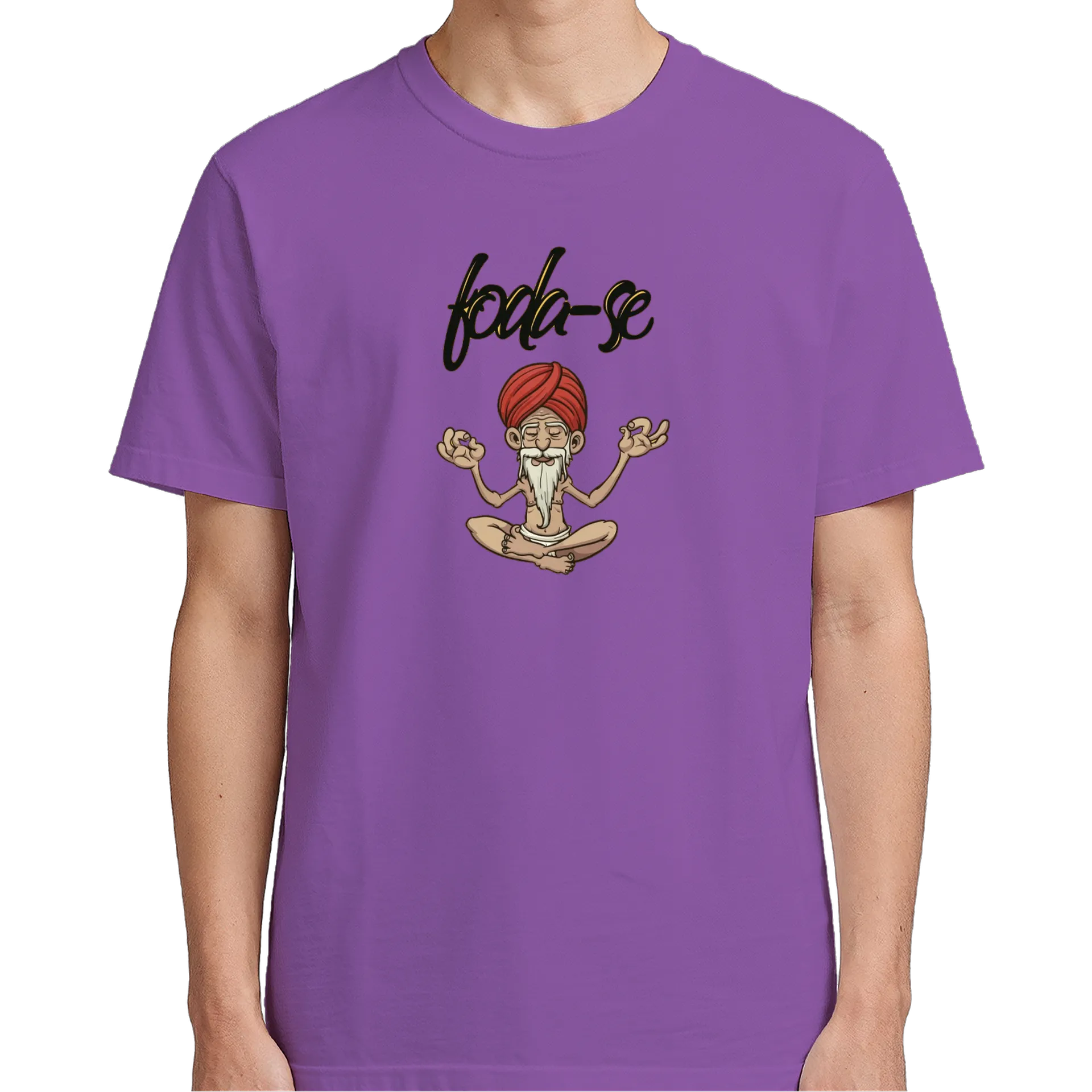 Camiseta Estampa Foda-se 100% Algodão - Imagem 5