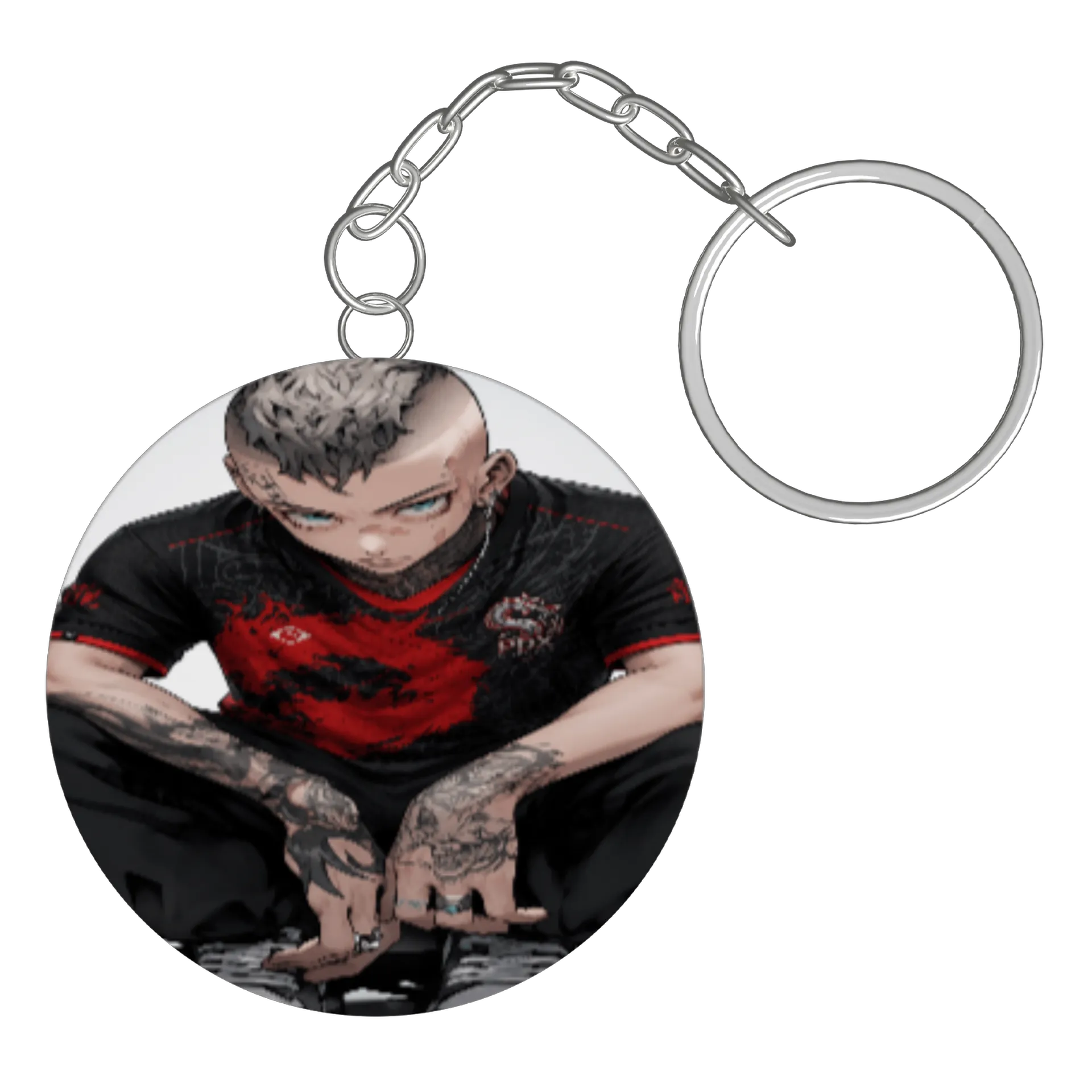 Chaveiro MDF Estampa Personagem Estilo Anime de Draken BR