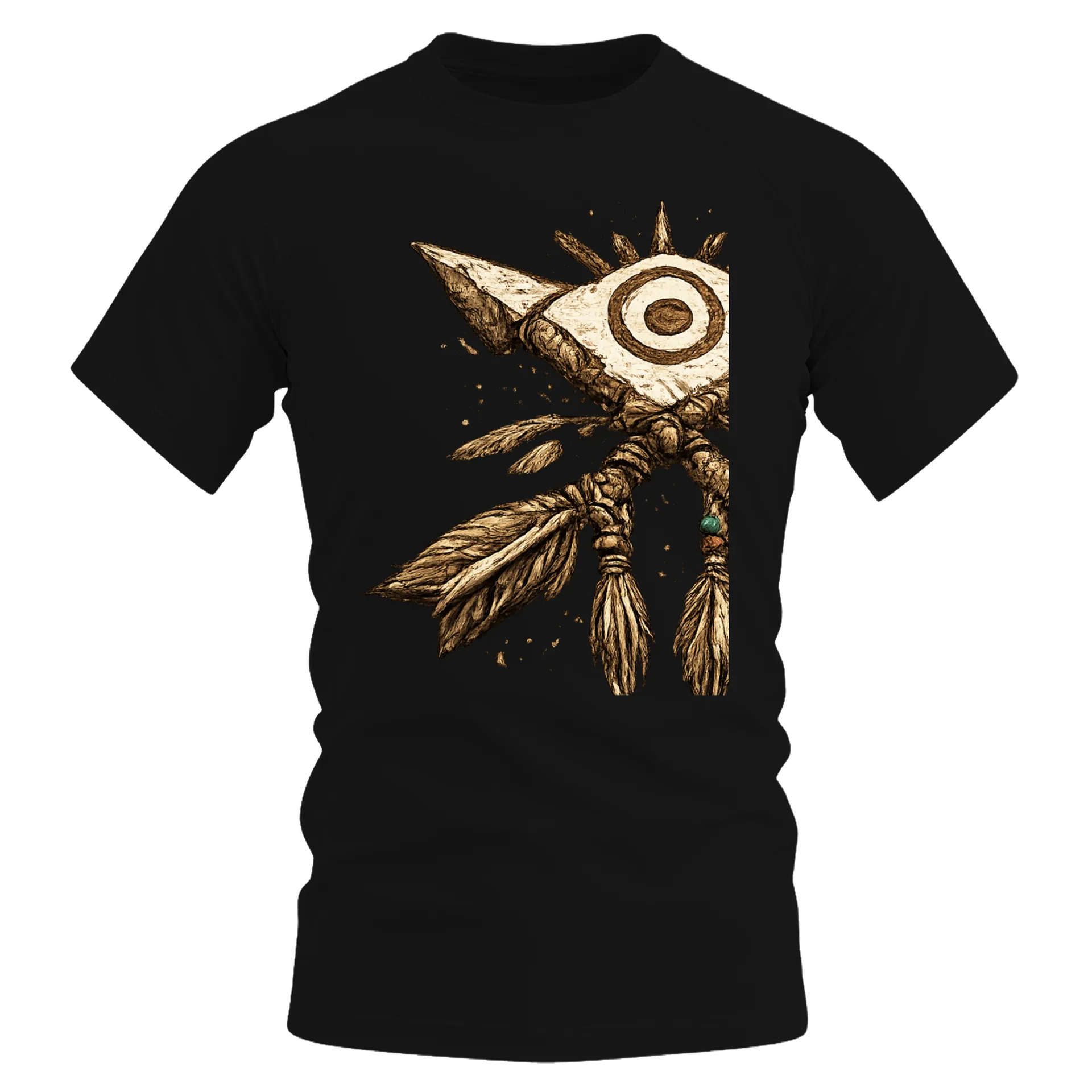 Camiseta Dry Fit Estampa Nativa Americana 100% Polyester - Imagem 1