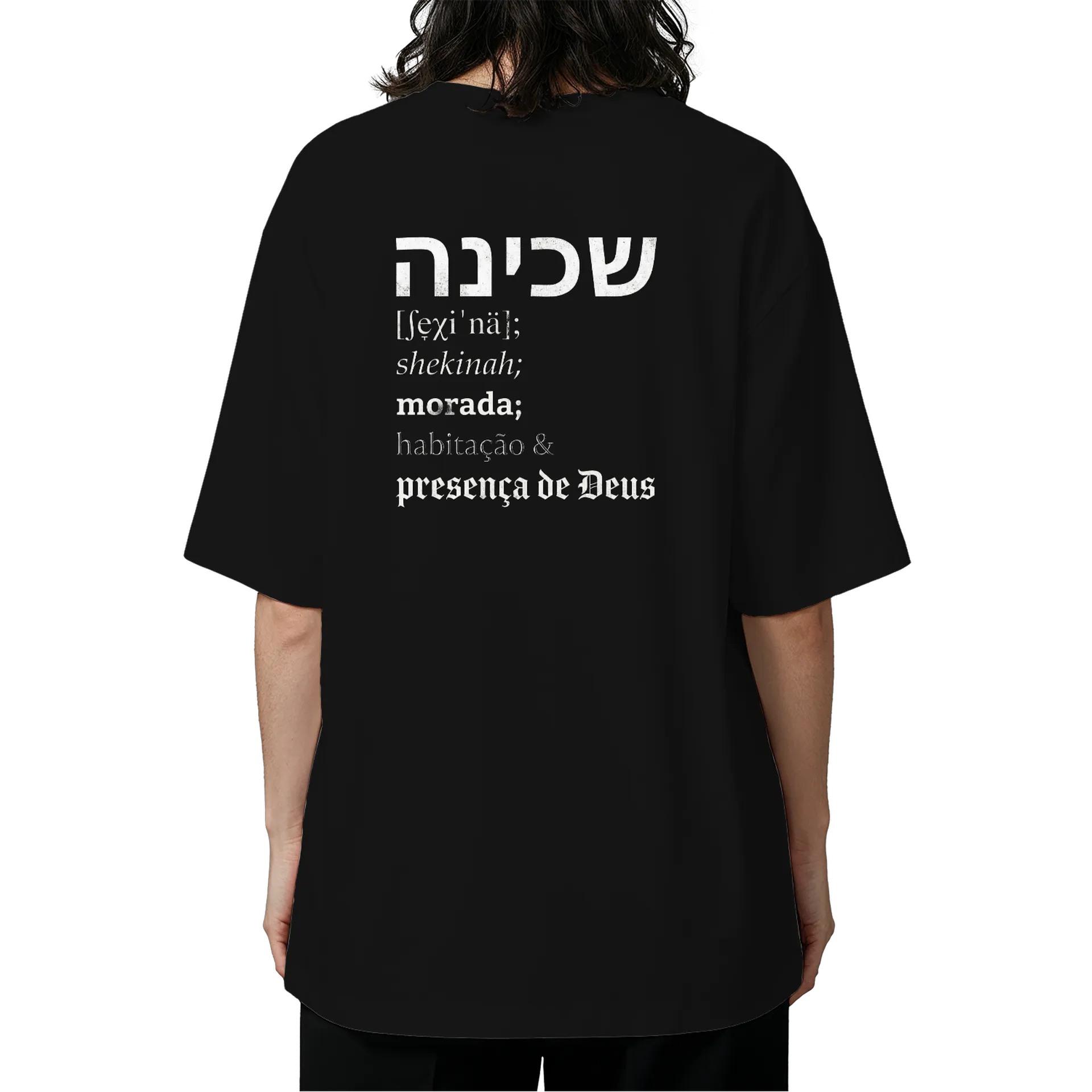 Camiseta SKN Hebraico Black - Imagem 5