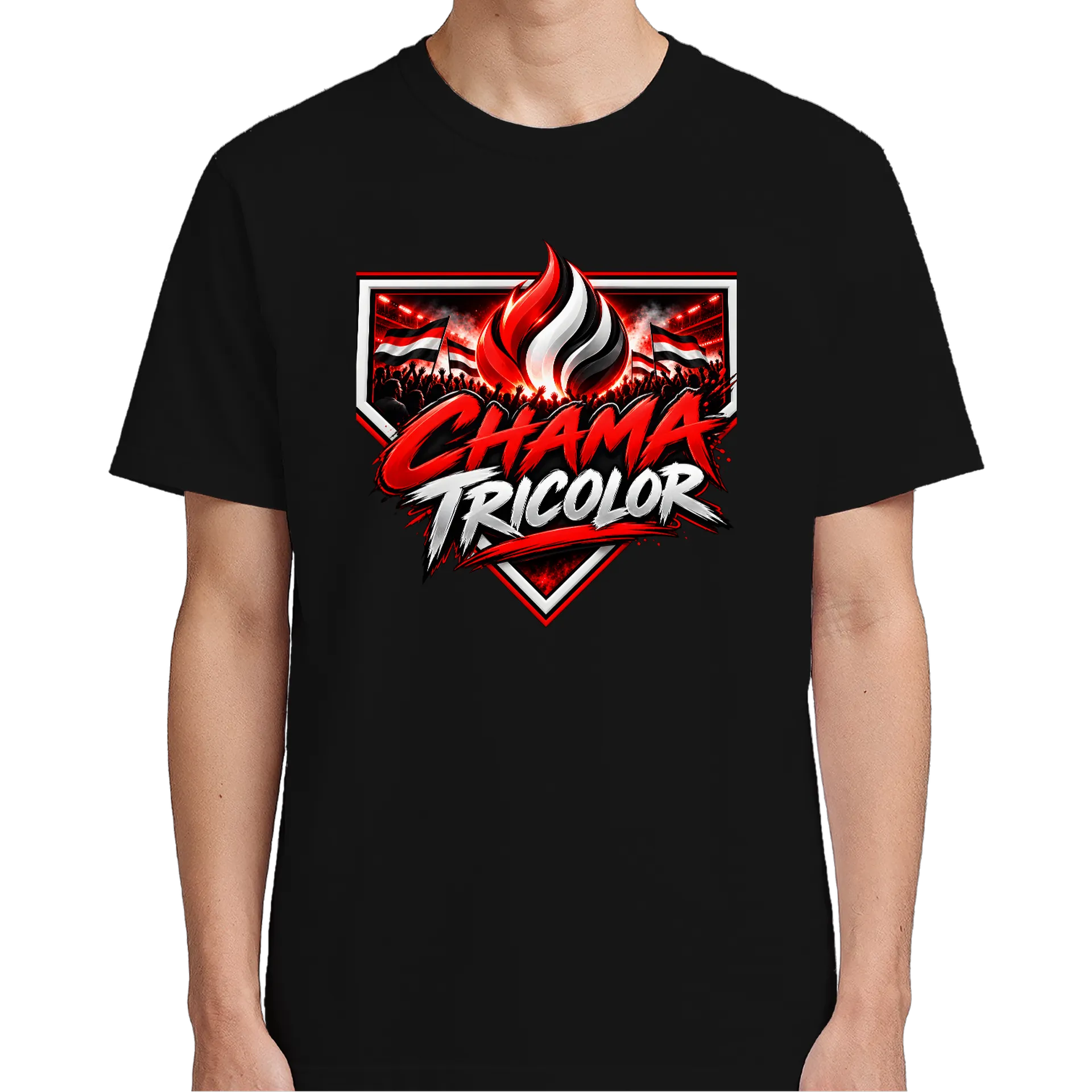 Camiseta personalizada de CHAMA TRICOLOR — imagem 4 de 6