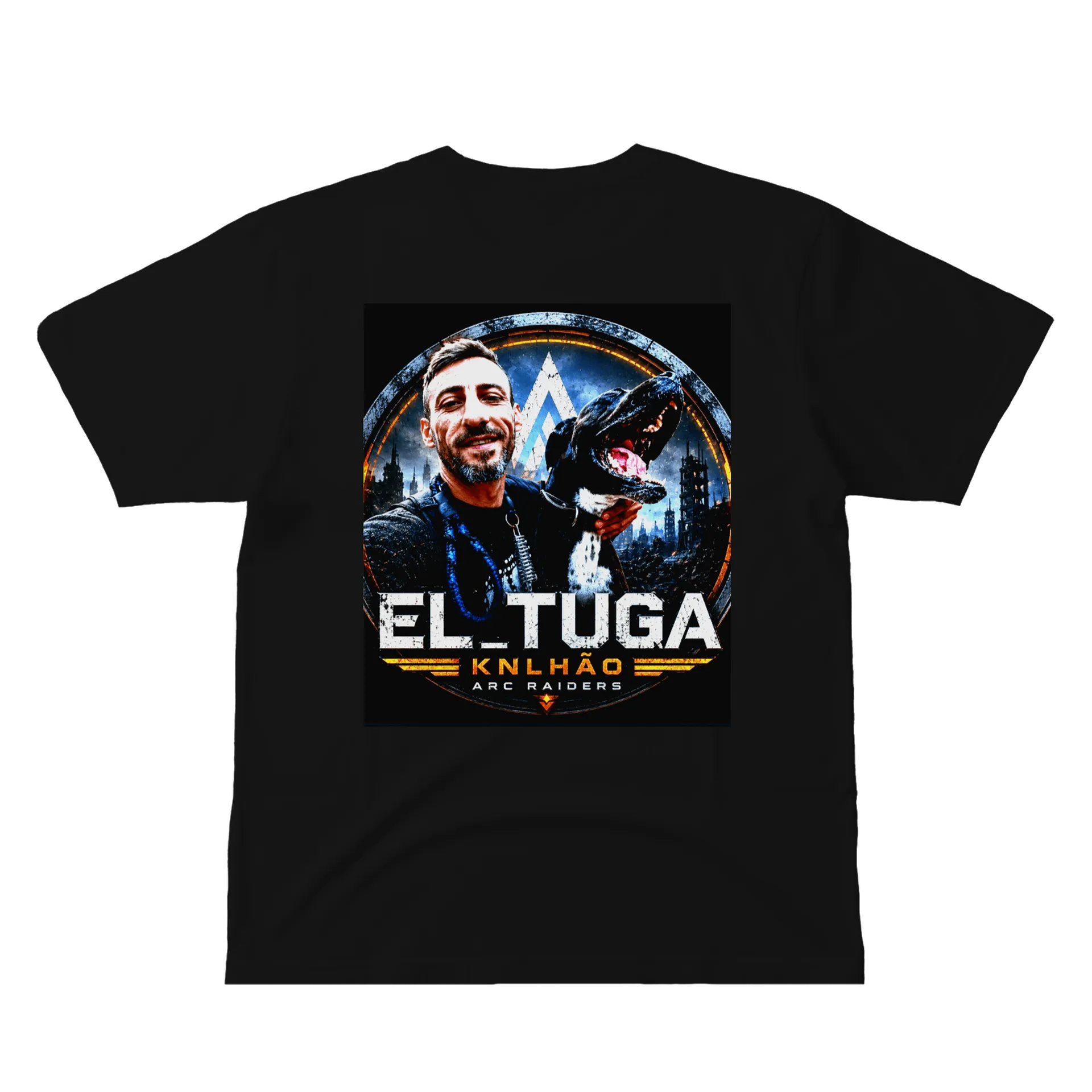 Camiseta Unissex Dragão Laranja 100% Algodão - Imagem 2
