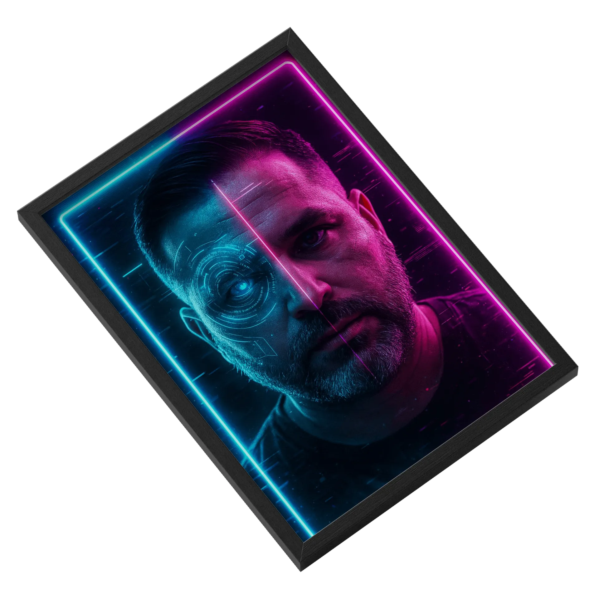 Quadro A3 personalizado de Marcelo | Flashback 