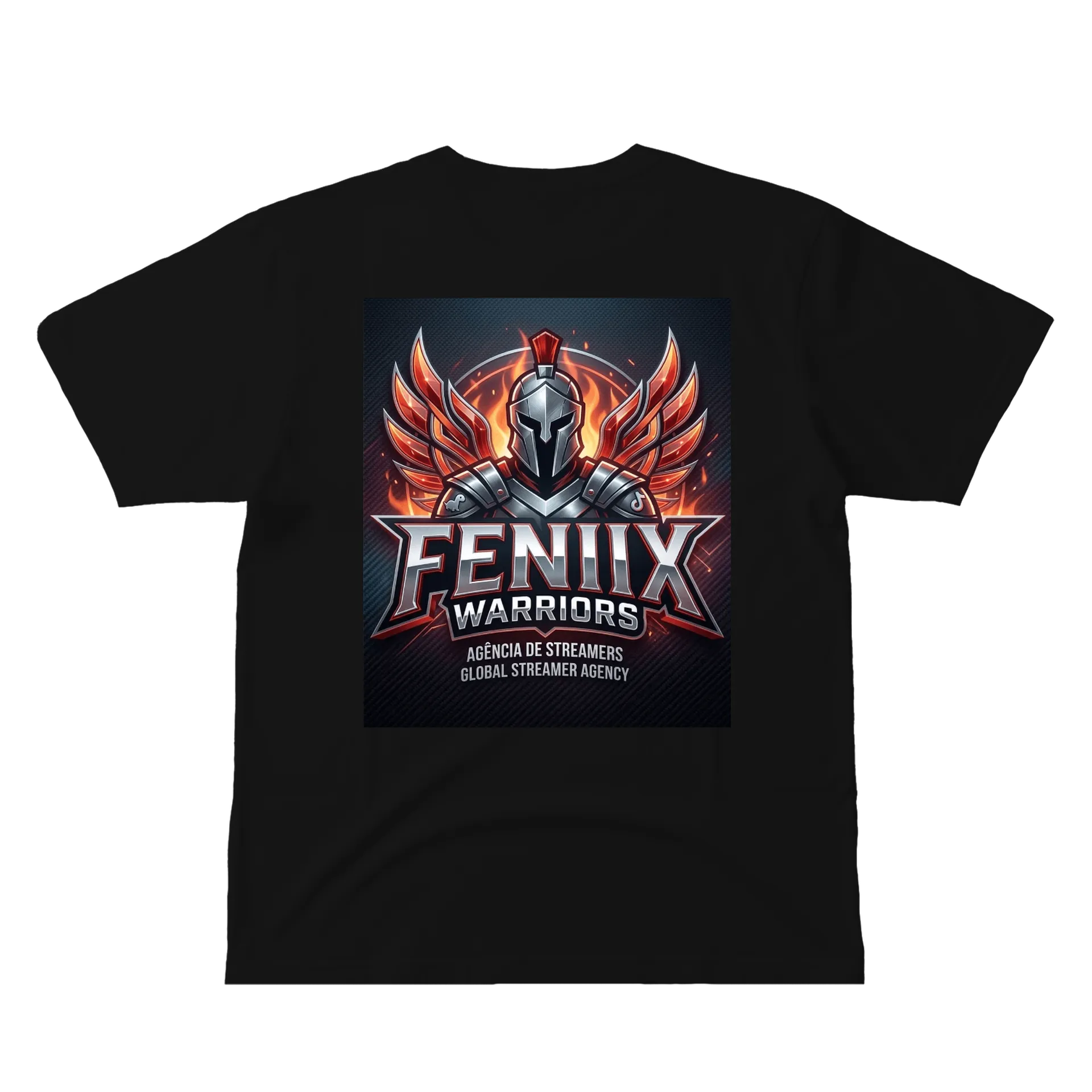 Camiseta Fênix Warriors Estampa Personalizada 100% Algodão de Agência Fênix Warriors