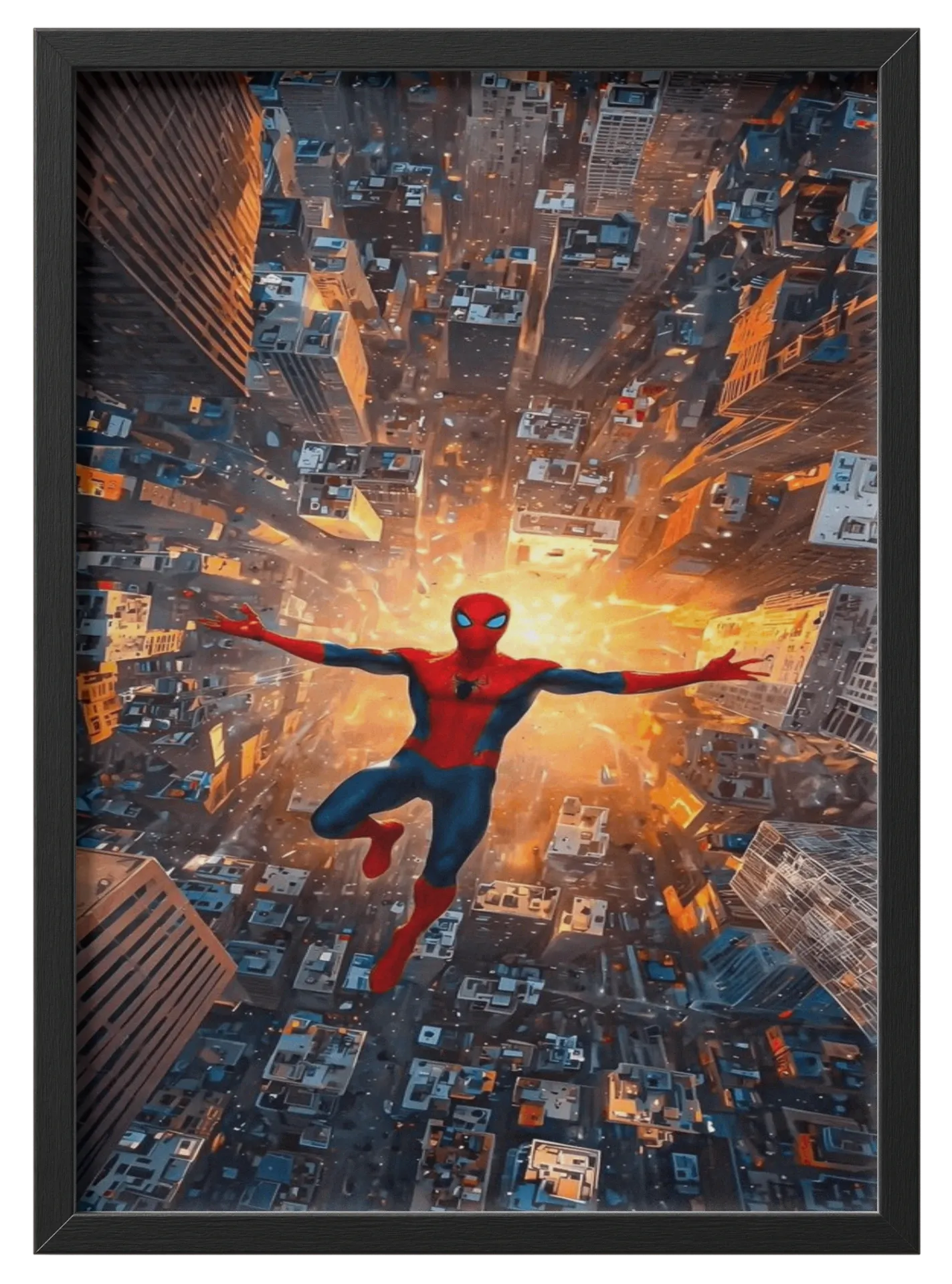 Quadro A3 do homem aranha  - Imagem 1