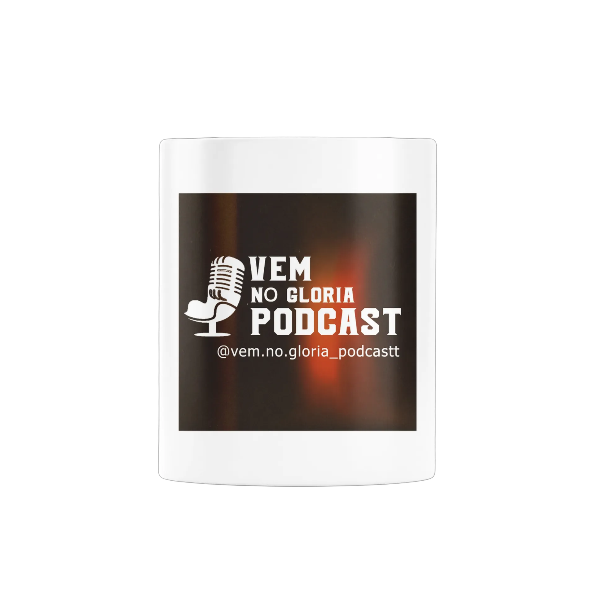 Caneca personalizada de Vem no Glória podcast  — imagem 2 de 4