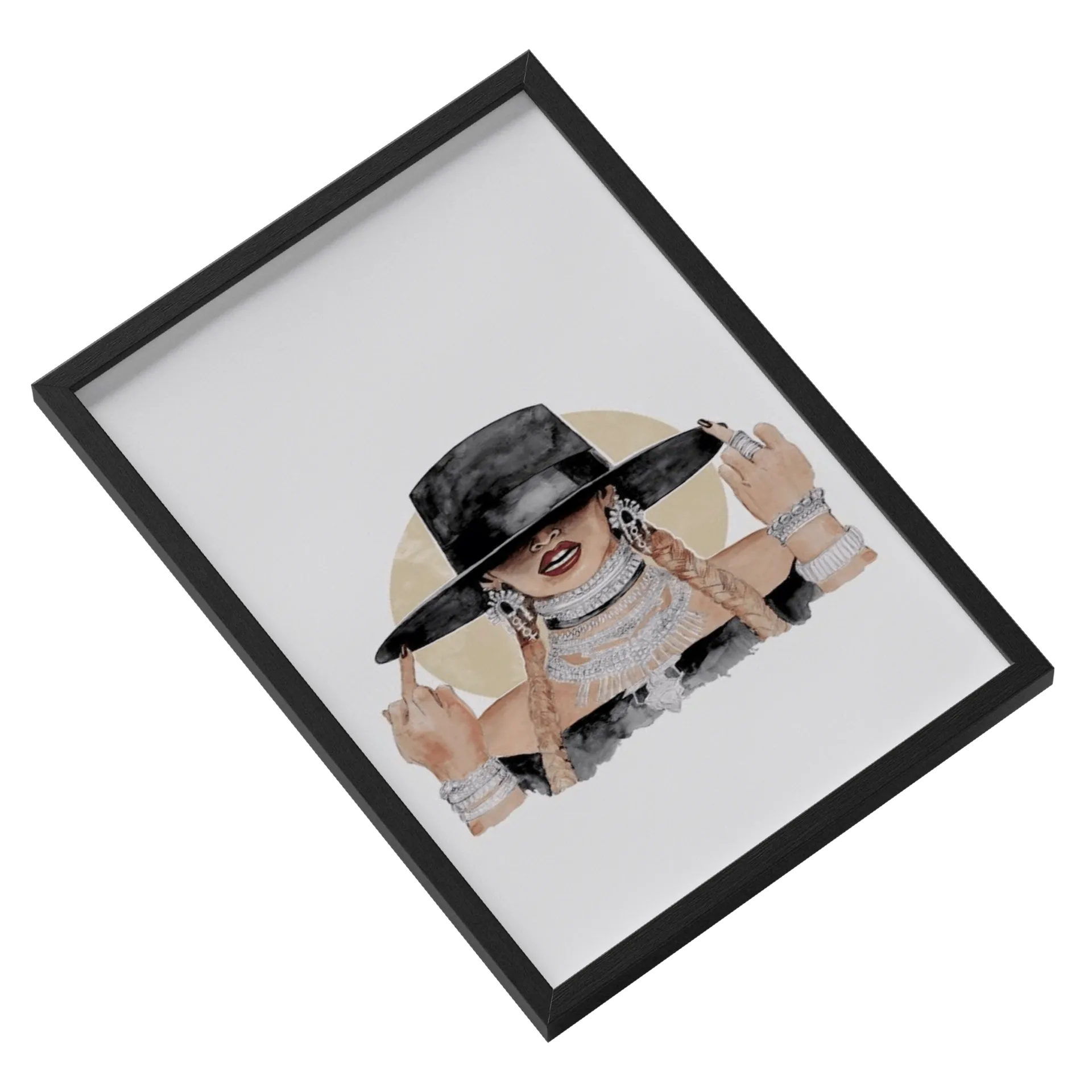 Quadro A3 personalizado Com Vidro de Ketlin — imagem 2 de 3
