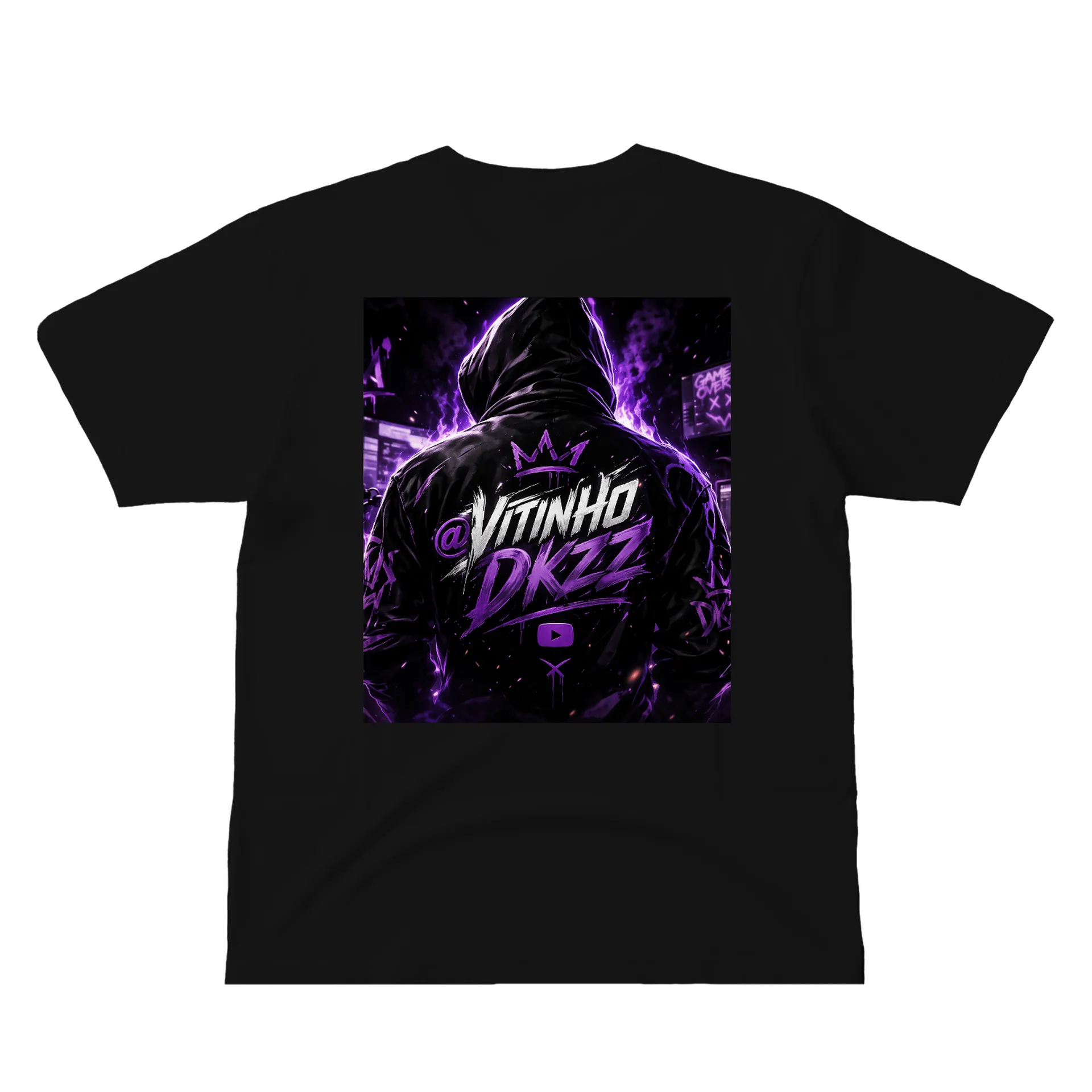 Camiseta Gamer Roxa @VitinhoDkzz – Design Chamativo Exclusiv de Vitinho