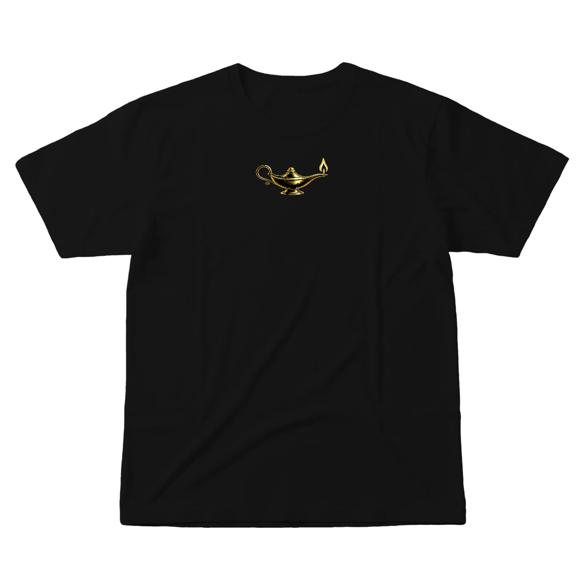 Camiseta Fome e Sede 100% Algodão Preto de TIAGO SANTOS