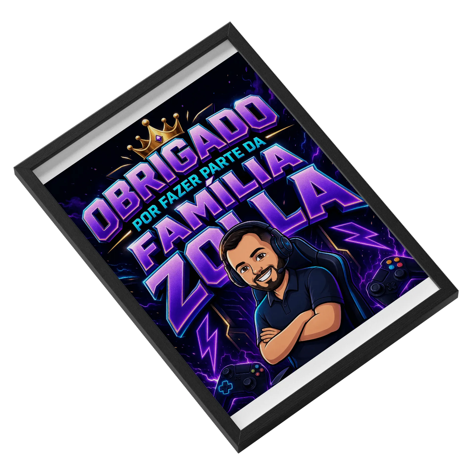 Pôster Oficial Família Zolla — Obrigado por Fazer Parte de KingZolla — imagem 2 de 3