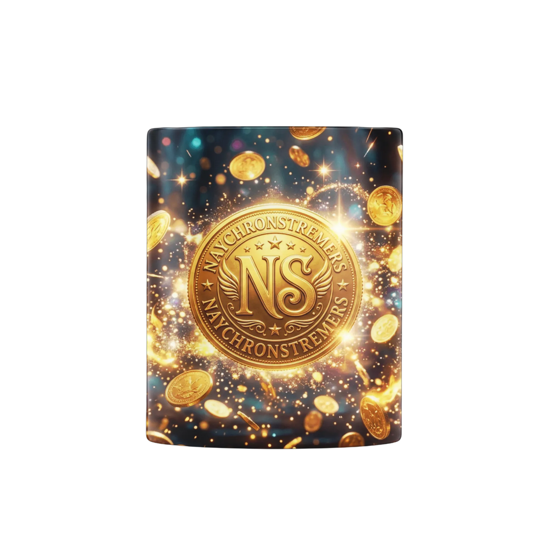 Caneca Medalha Dourada com Logo Nightchronstremers 325ml - Imagem 1