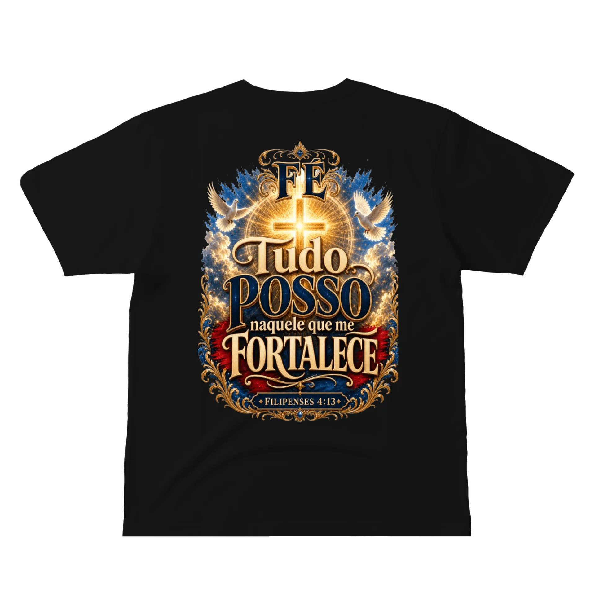 A esperança que não falha Camiseta 100% algodão de Visual Marcas Design — imagem 2 de 6