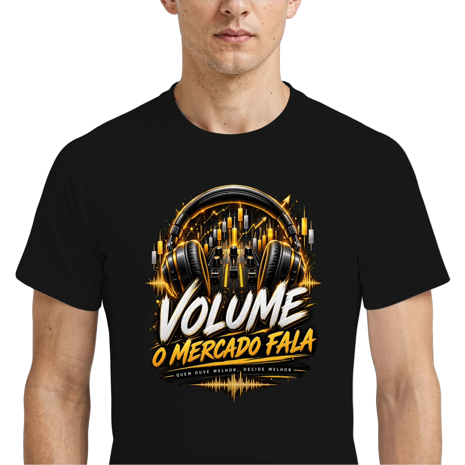 Camiseta Dry Fit Volume O Mercado Fala 100% Poliéster - Imagem 4