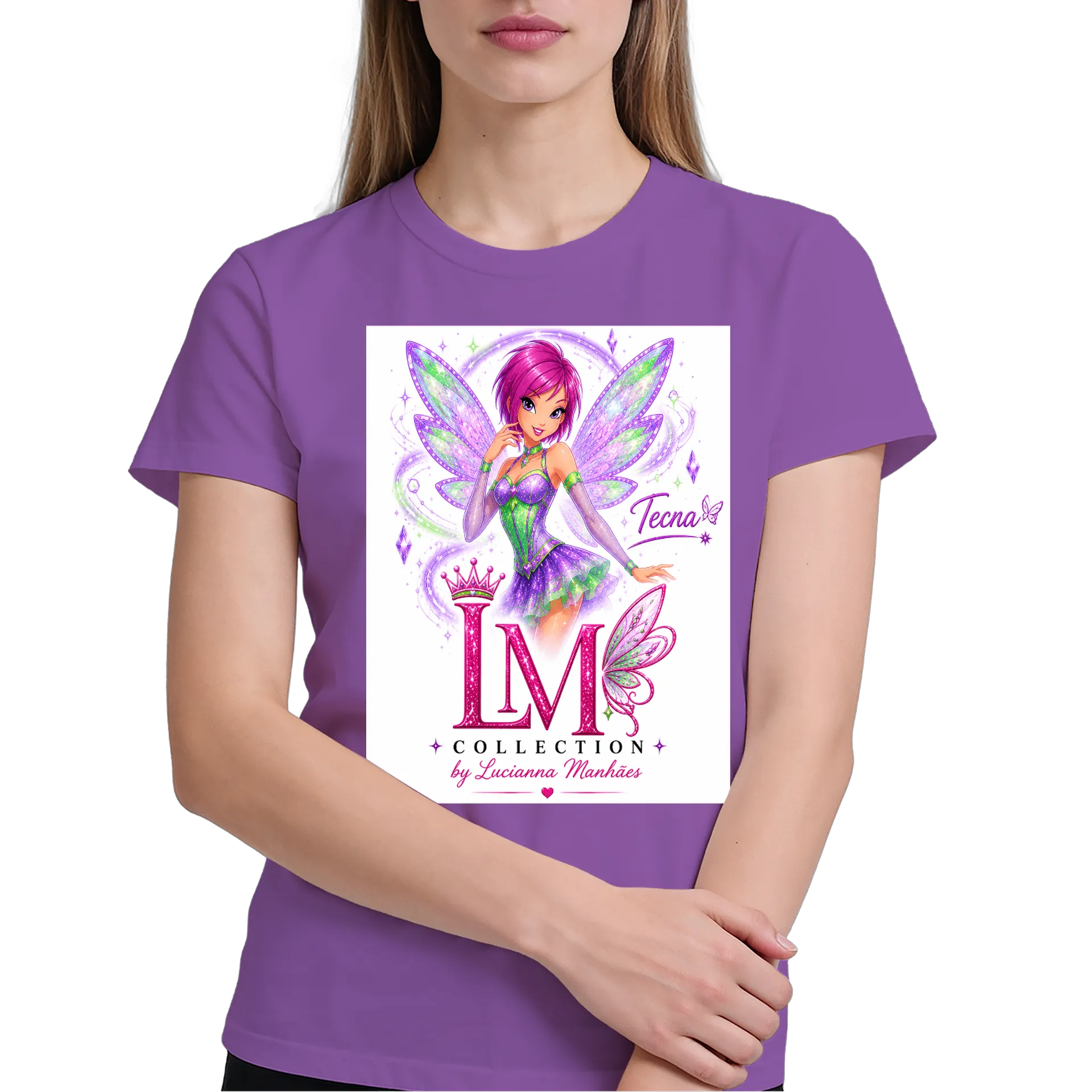 Camiseta Ilm Collection by Lucianna Manhães 100% Algodão - Imagem 4