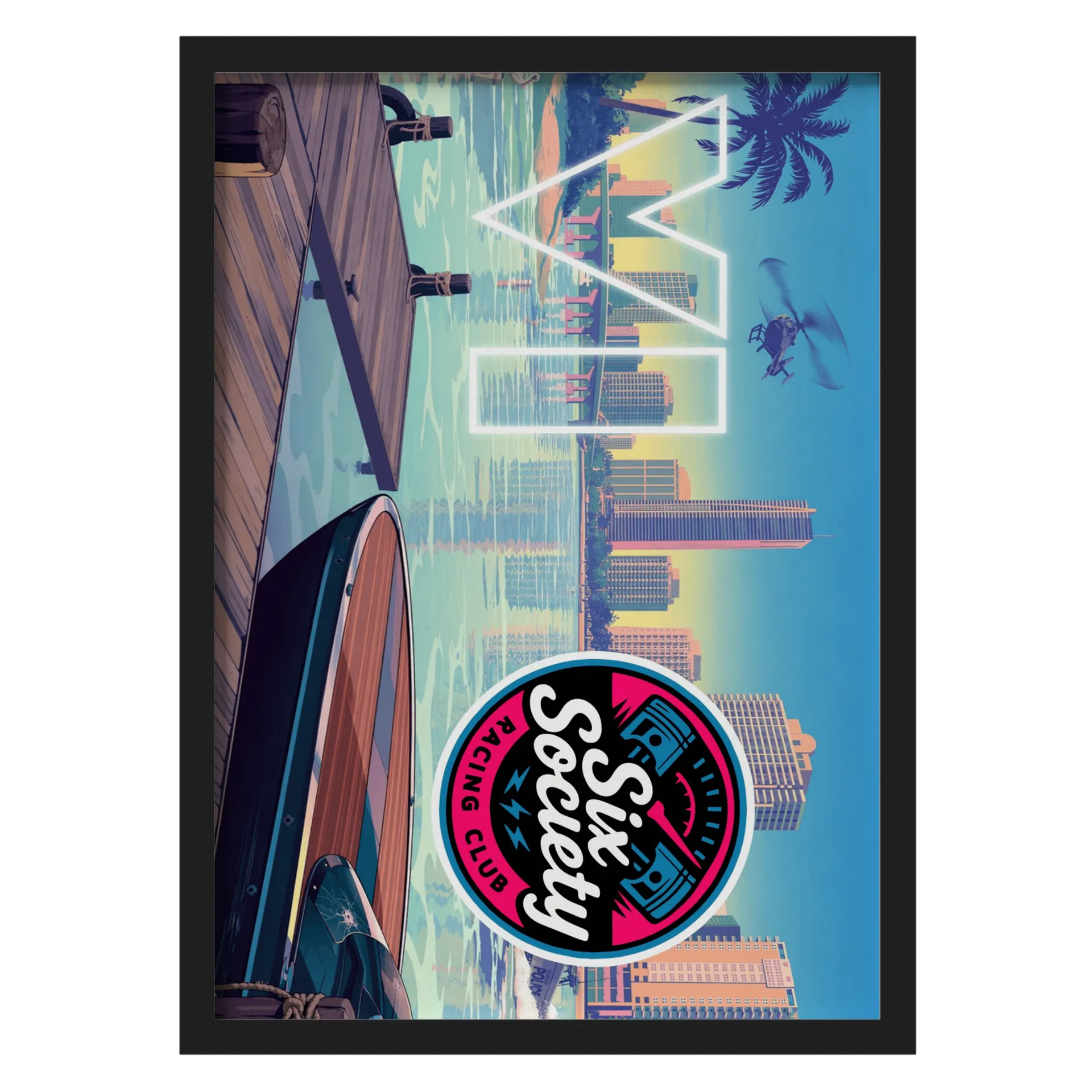 Quadro SixSociety Racing Club - Imagem 1