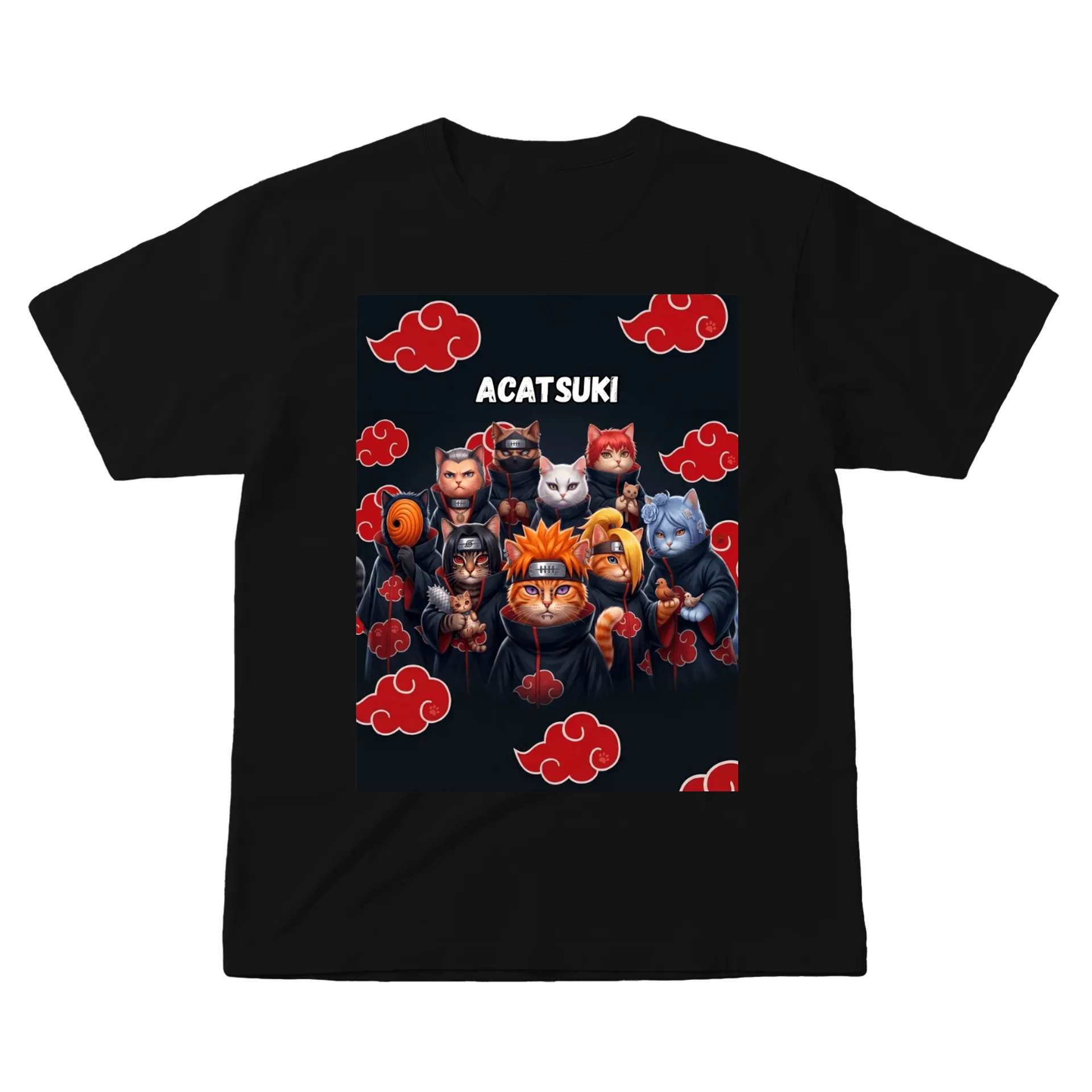Camiseta Acatsuki - Imagem 1