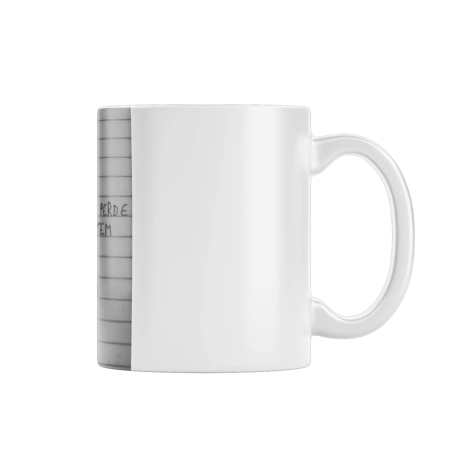 Caneca Porcelana Amor Sóbra Letras 325ml - Imagem 1