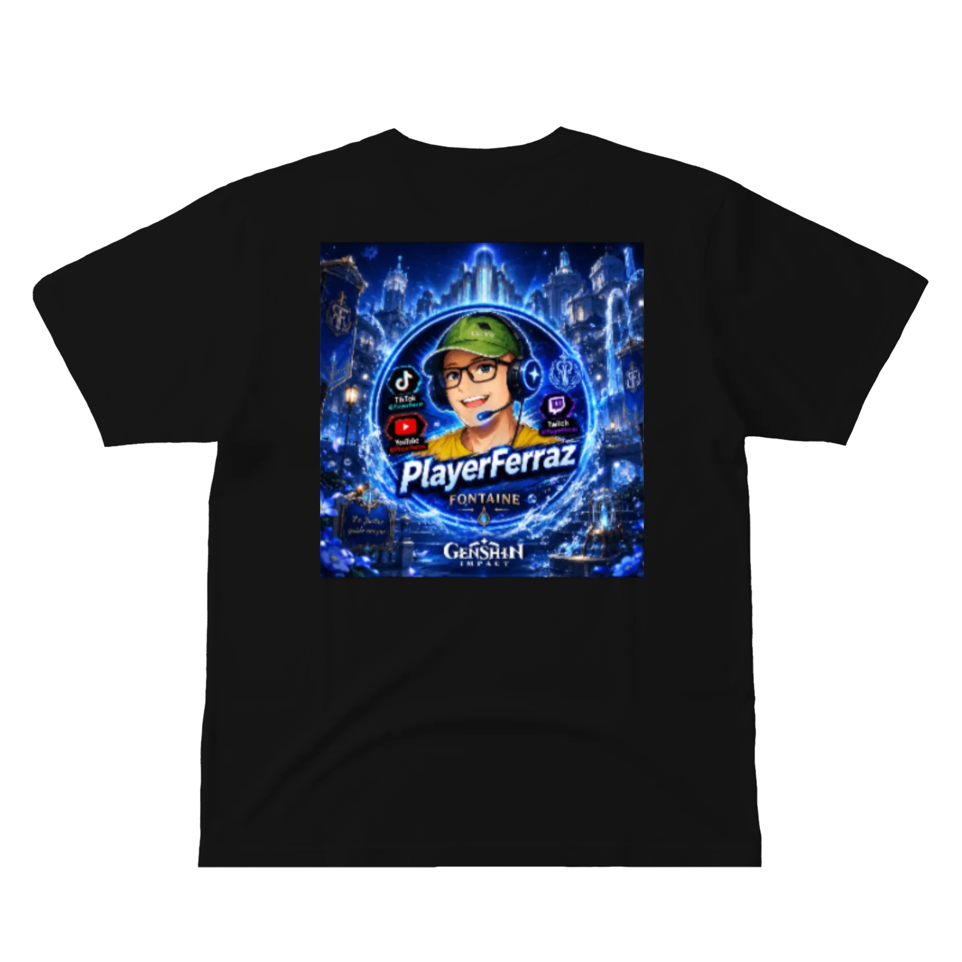 Camiseta Fontaine Genshin Impact by PlayerFerraz - Imagem 3